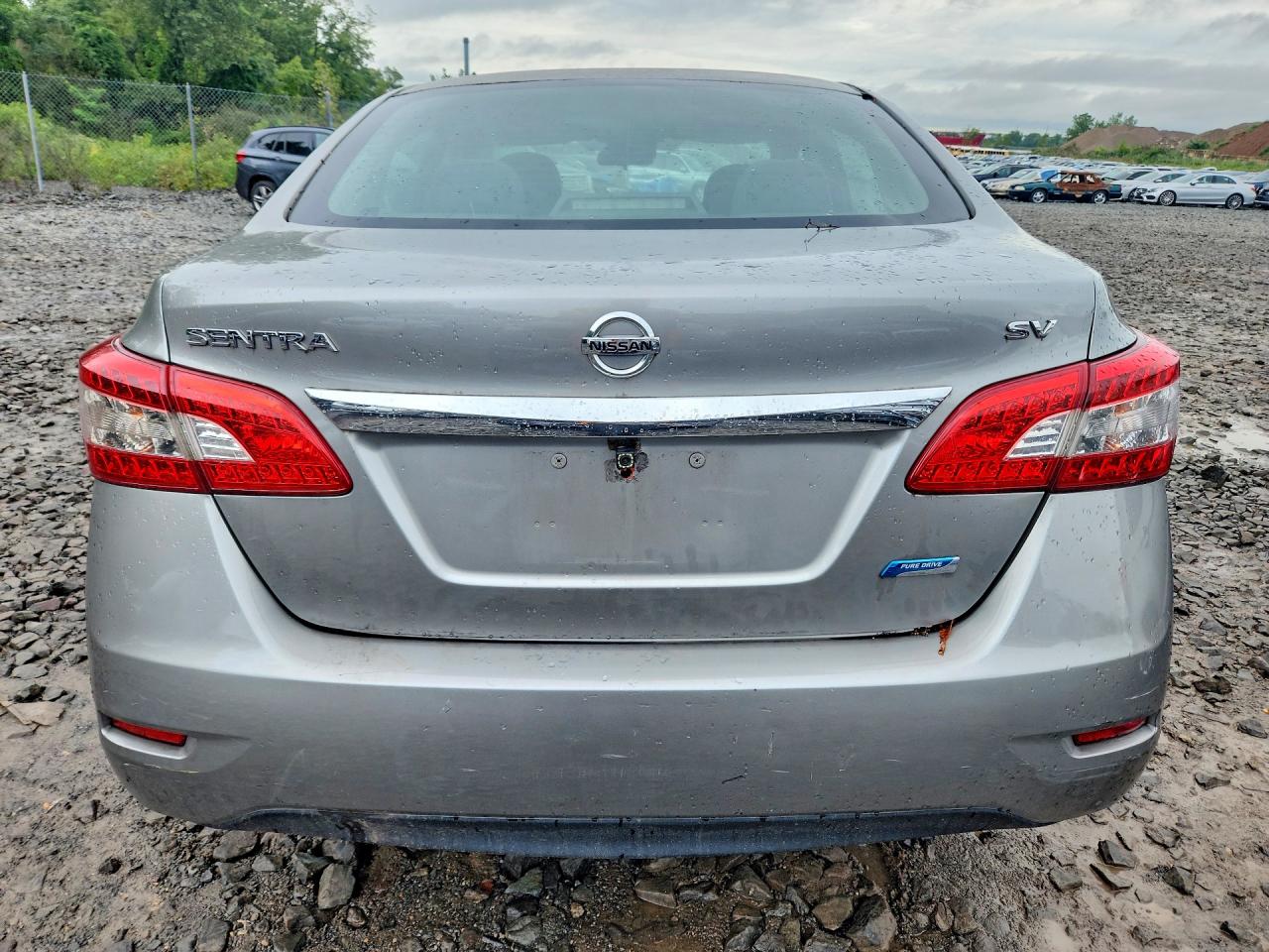 2013 Nissan Sentra S Серый vin: 3N1AB7AP3DL613812