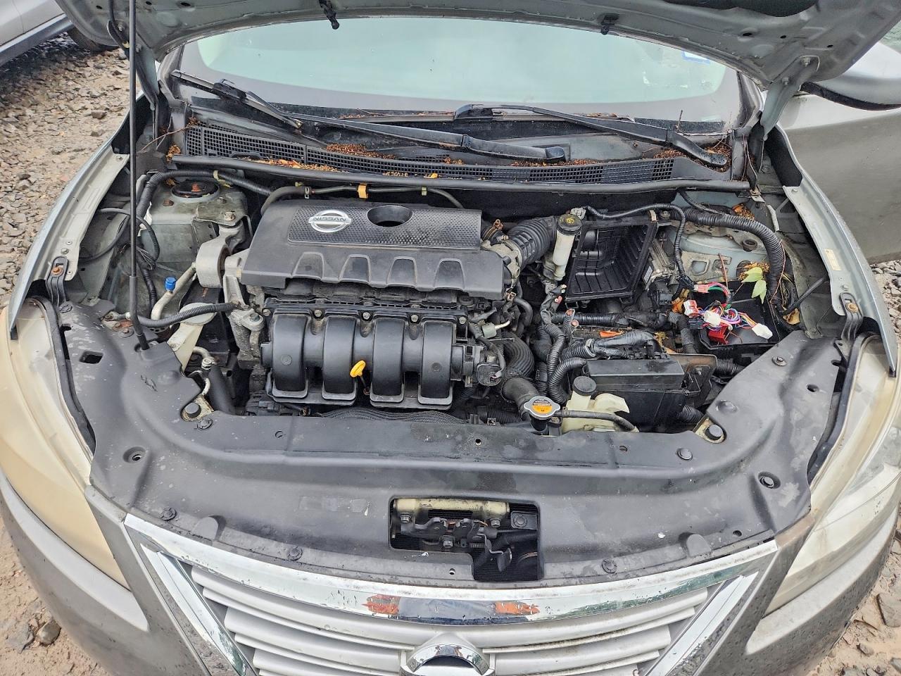 2013 Nissan Sentra S Серый vin: 3N1AB7AP3DL613812