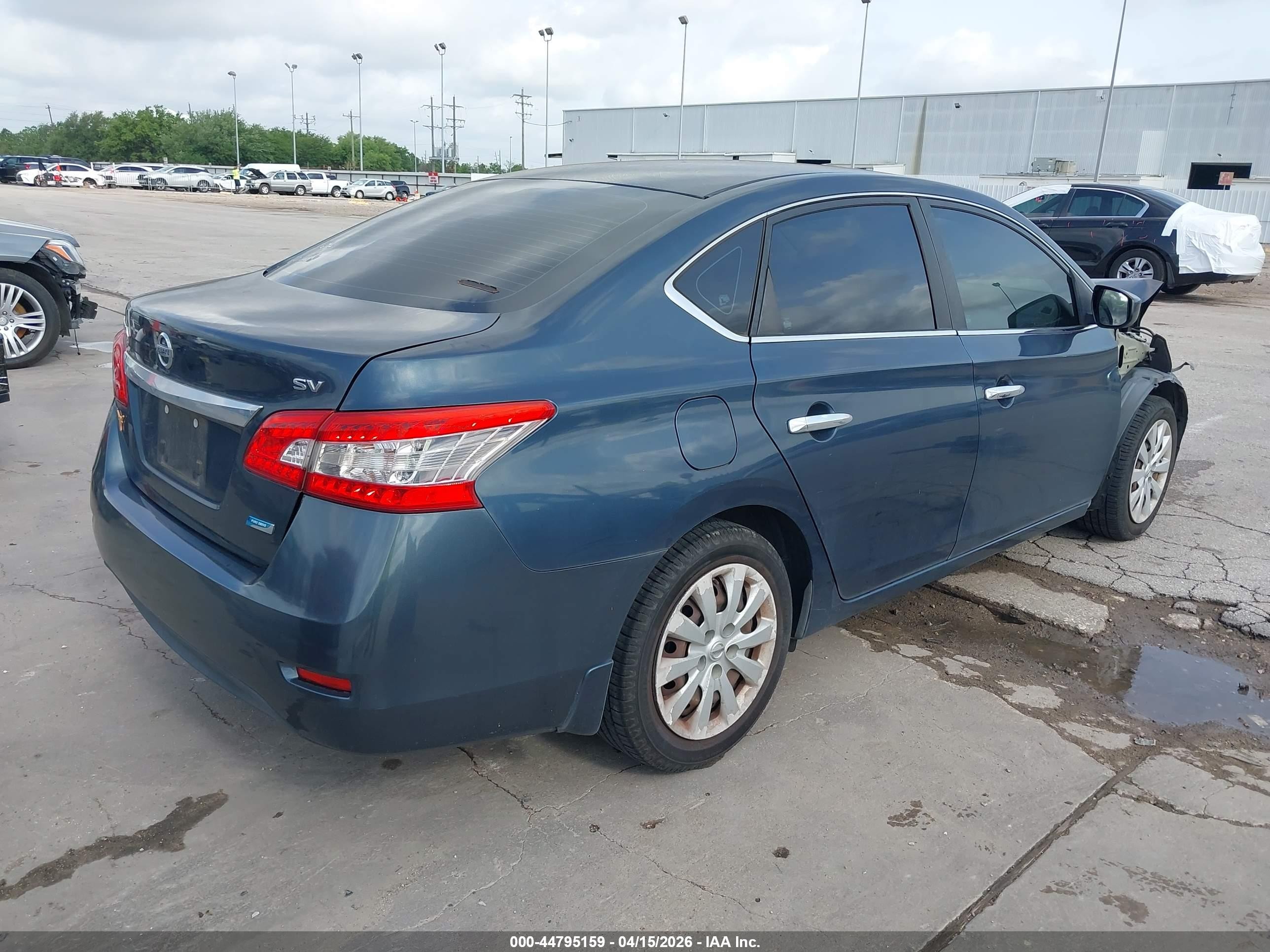 2013 Nissan Sentra Sv Gray vin: 3N1AB7AP3DL615995