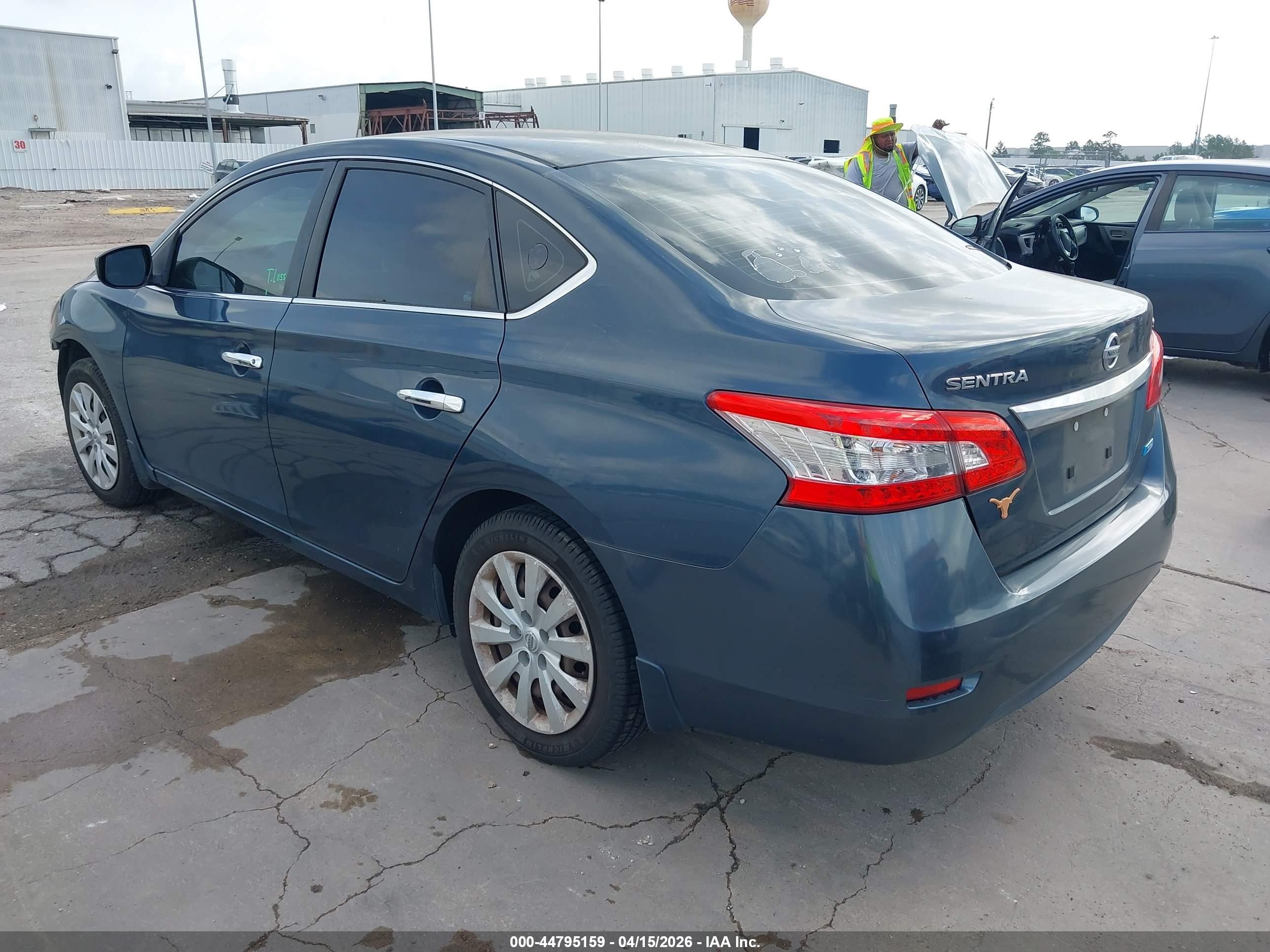 2013 Nissan Sentra Sv Gray vin: 3N1AB7AP3DL615995