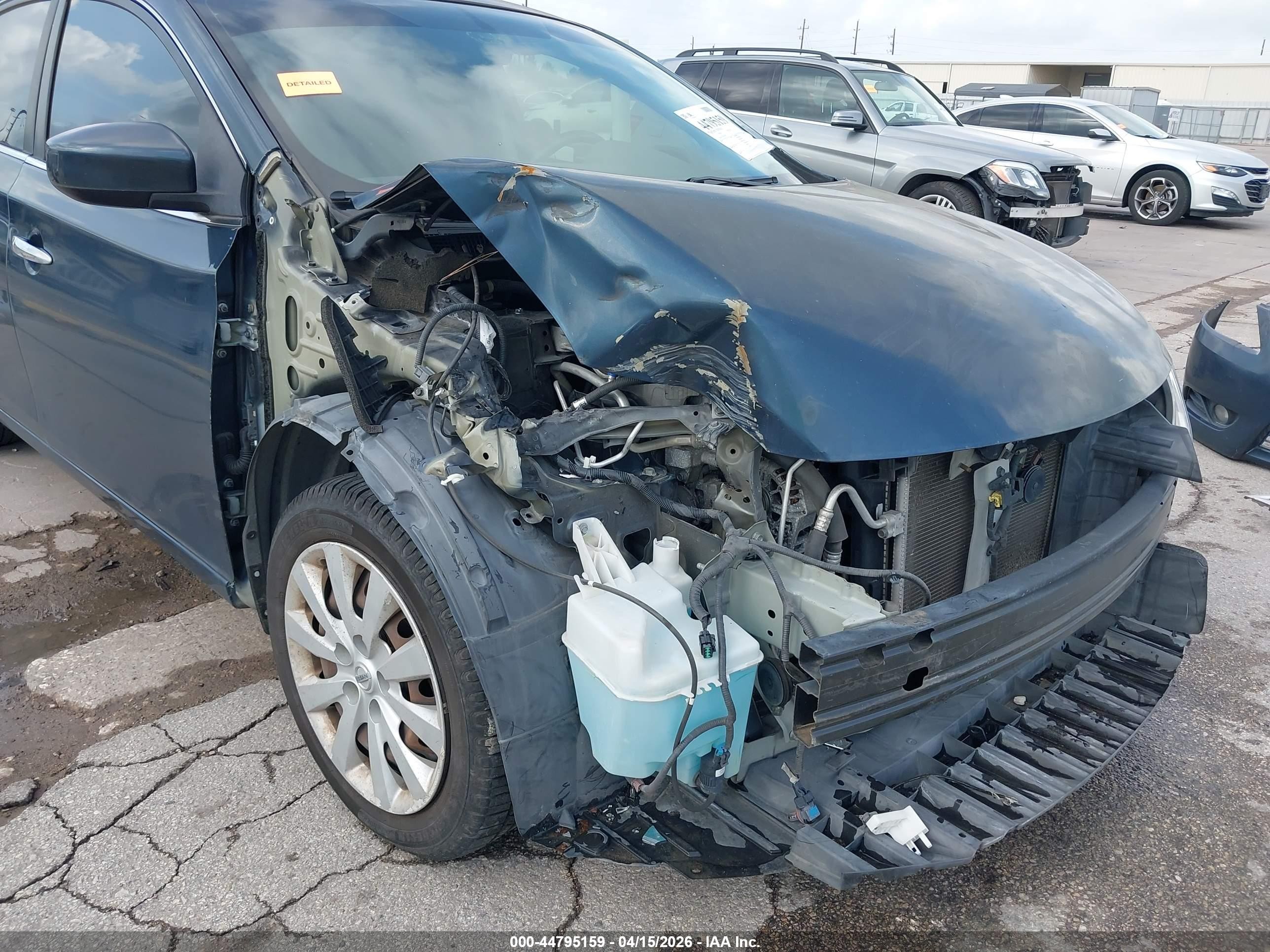 2013 Nissan Sentra Sv Gray vin: 3N1AB7AP3DL615995