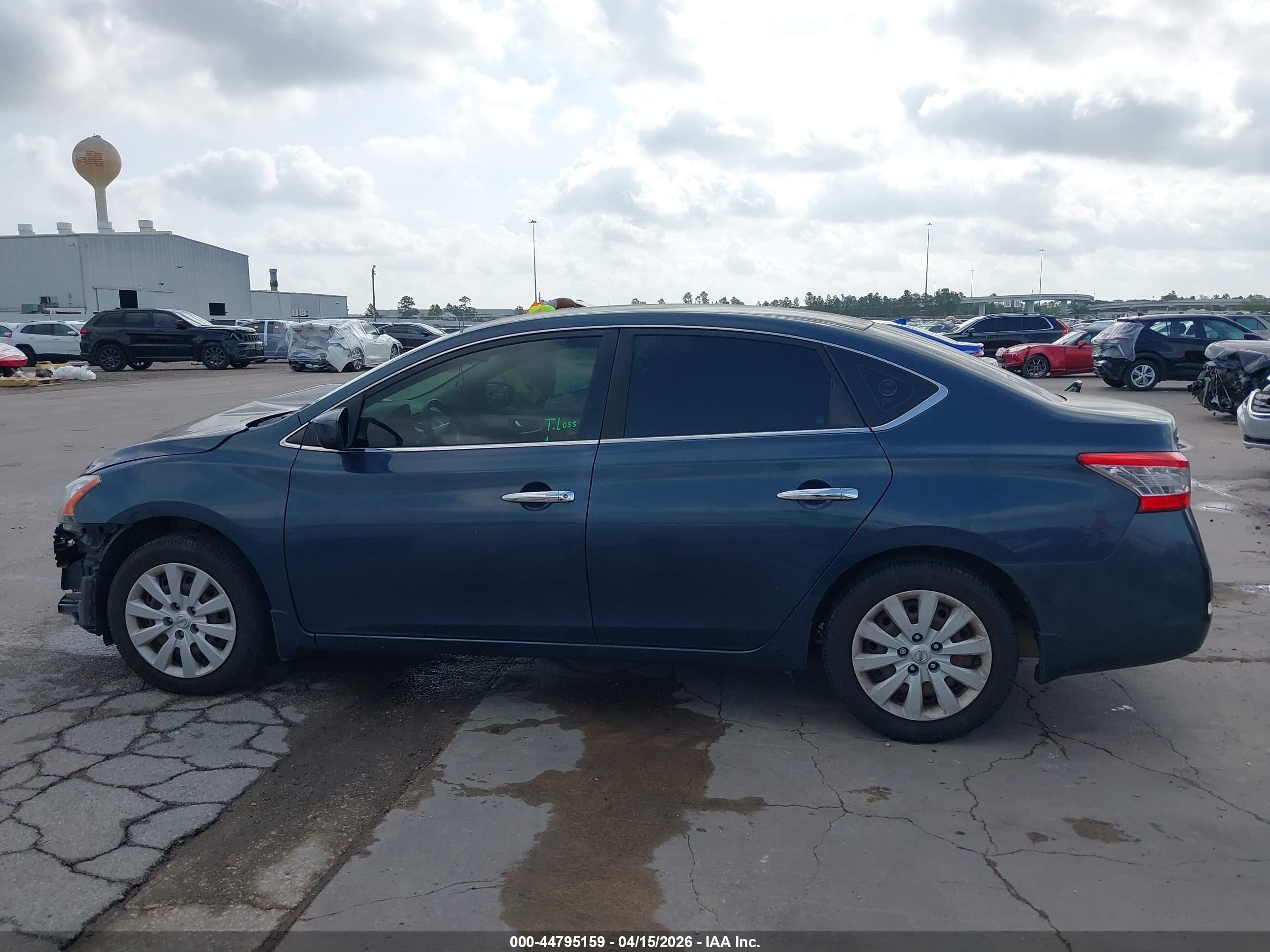 2013 Nissan Sentra Sv Gray vin: 3N1AB7AP3DL615995