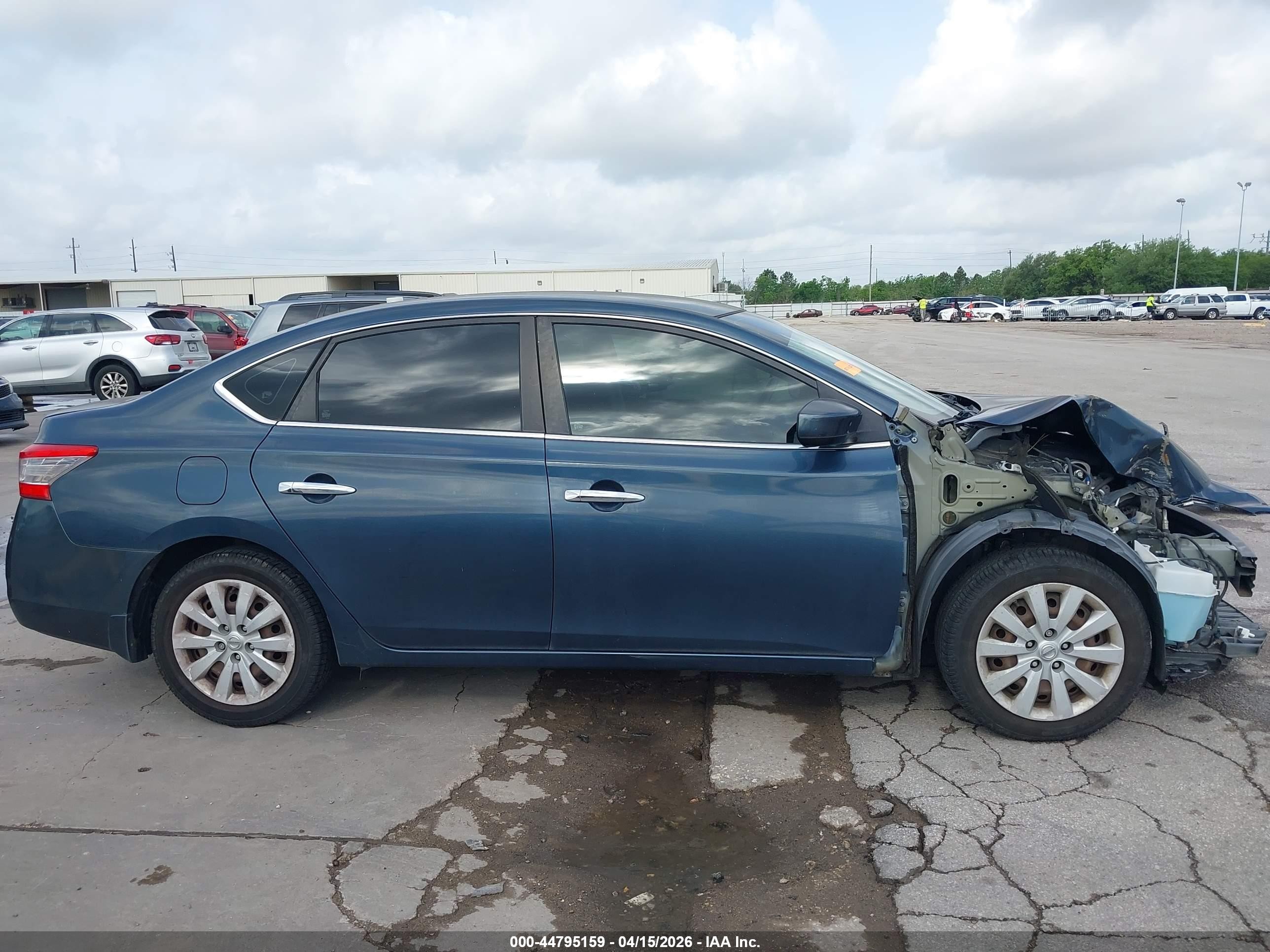 2013 Nissan Sentra Sv Gray vin: 3N1AB7AP3DL615995