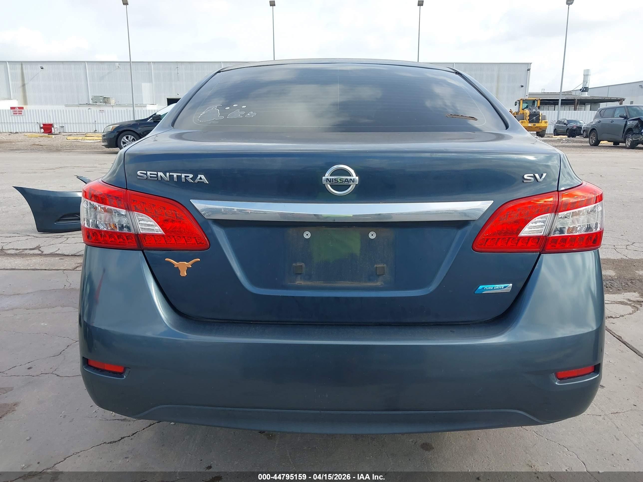 2013 Nissan Sentra Sv Gray vin: 3N1AB7AP3DL615995