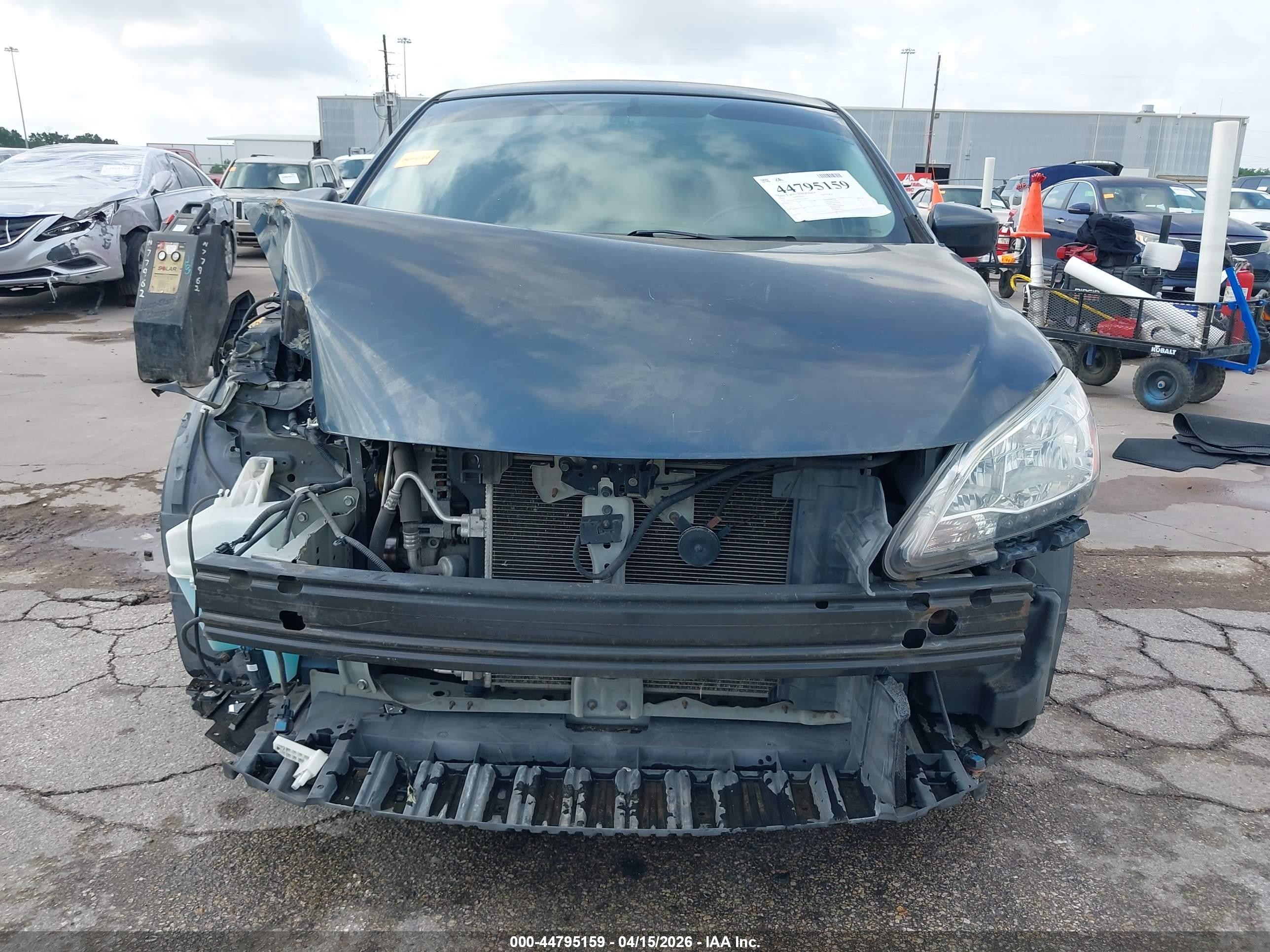 2013 Nissan Sentra Sv Gray vin: 3N1AB7AP3DL615995