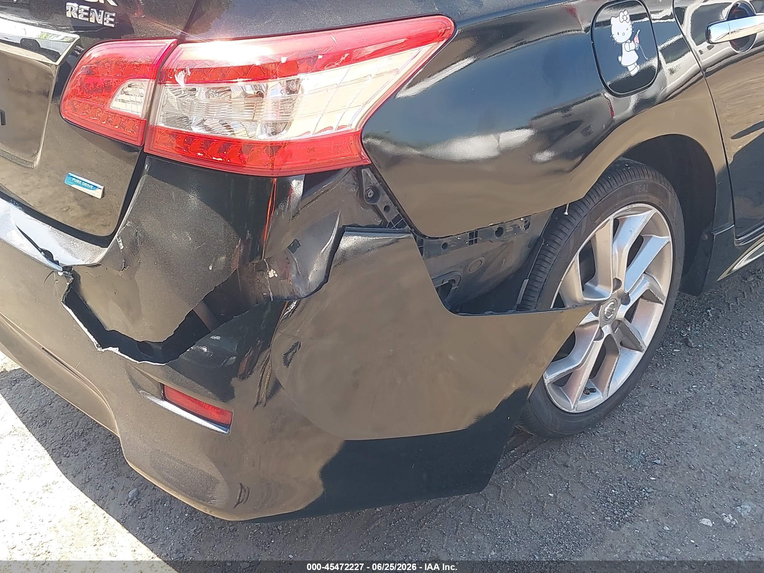 2013 Nissan Sentra Sr Black vin: 3N1AB7AP3DL616340