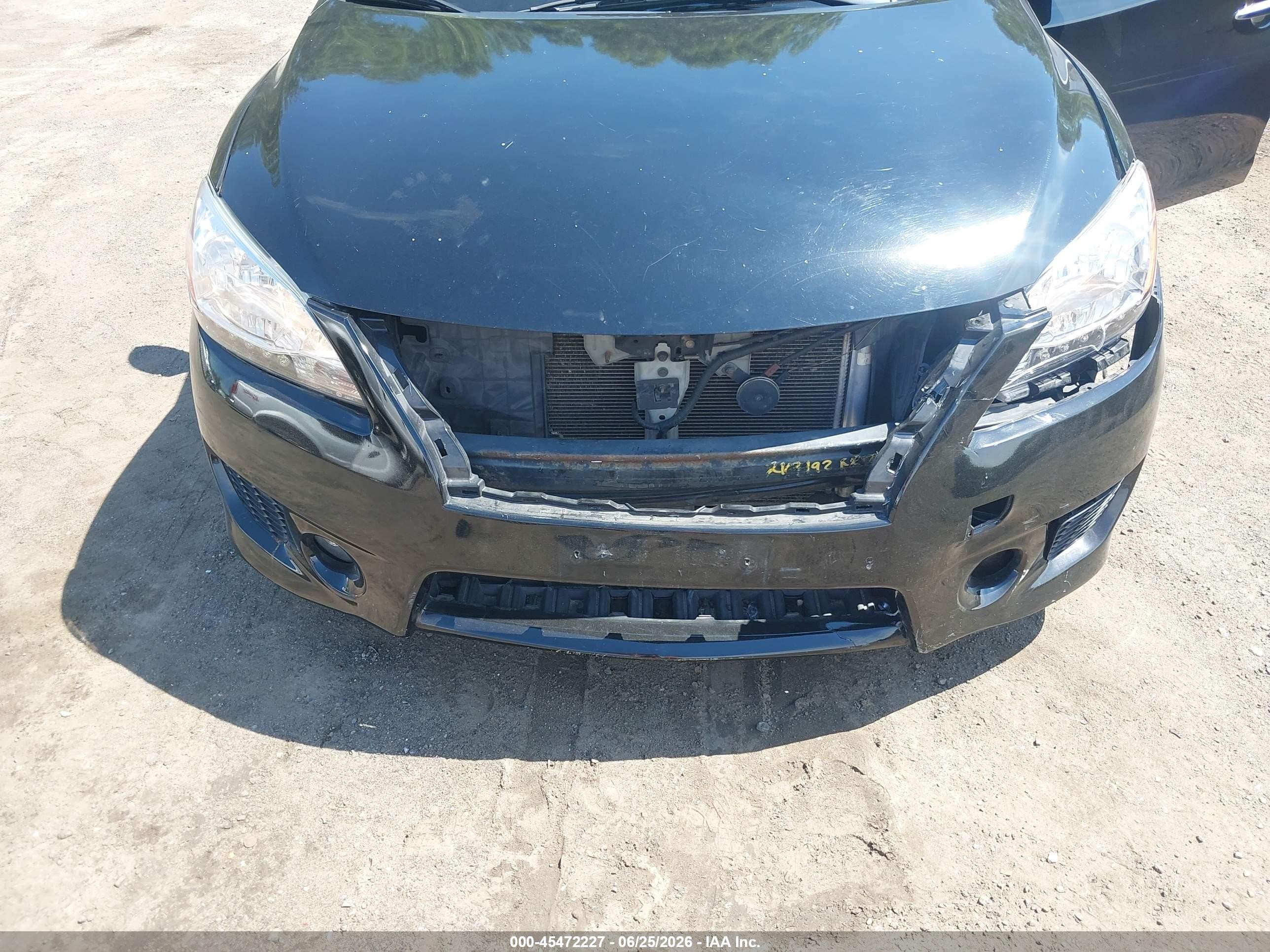2013 Nissan Sentra Sr Black vin: 3N1AB7AP3DL616340