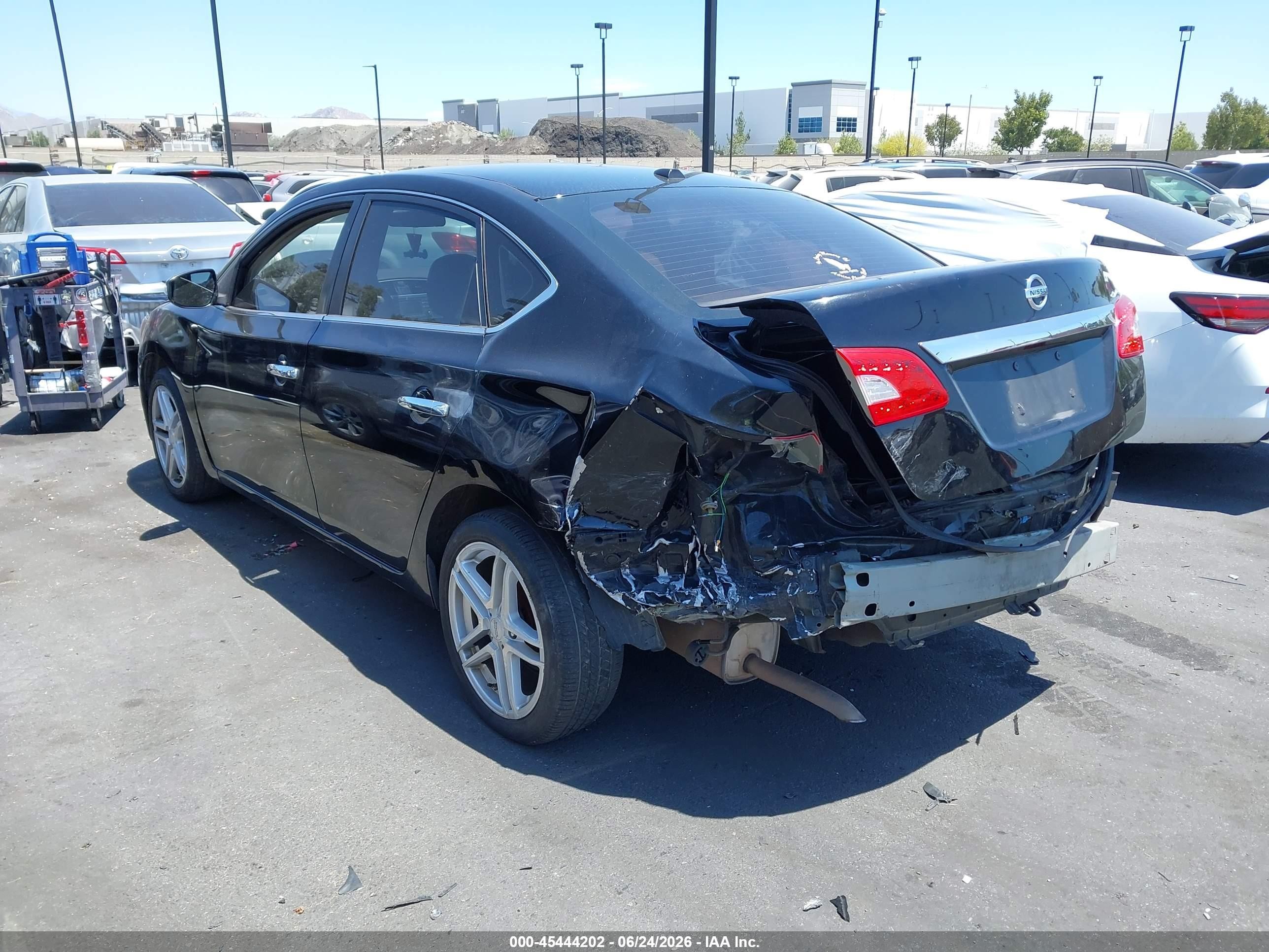 2013 Nissan Sentra Sl Black vin: 3N1AB7AP3DL622557