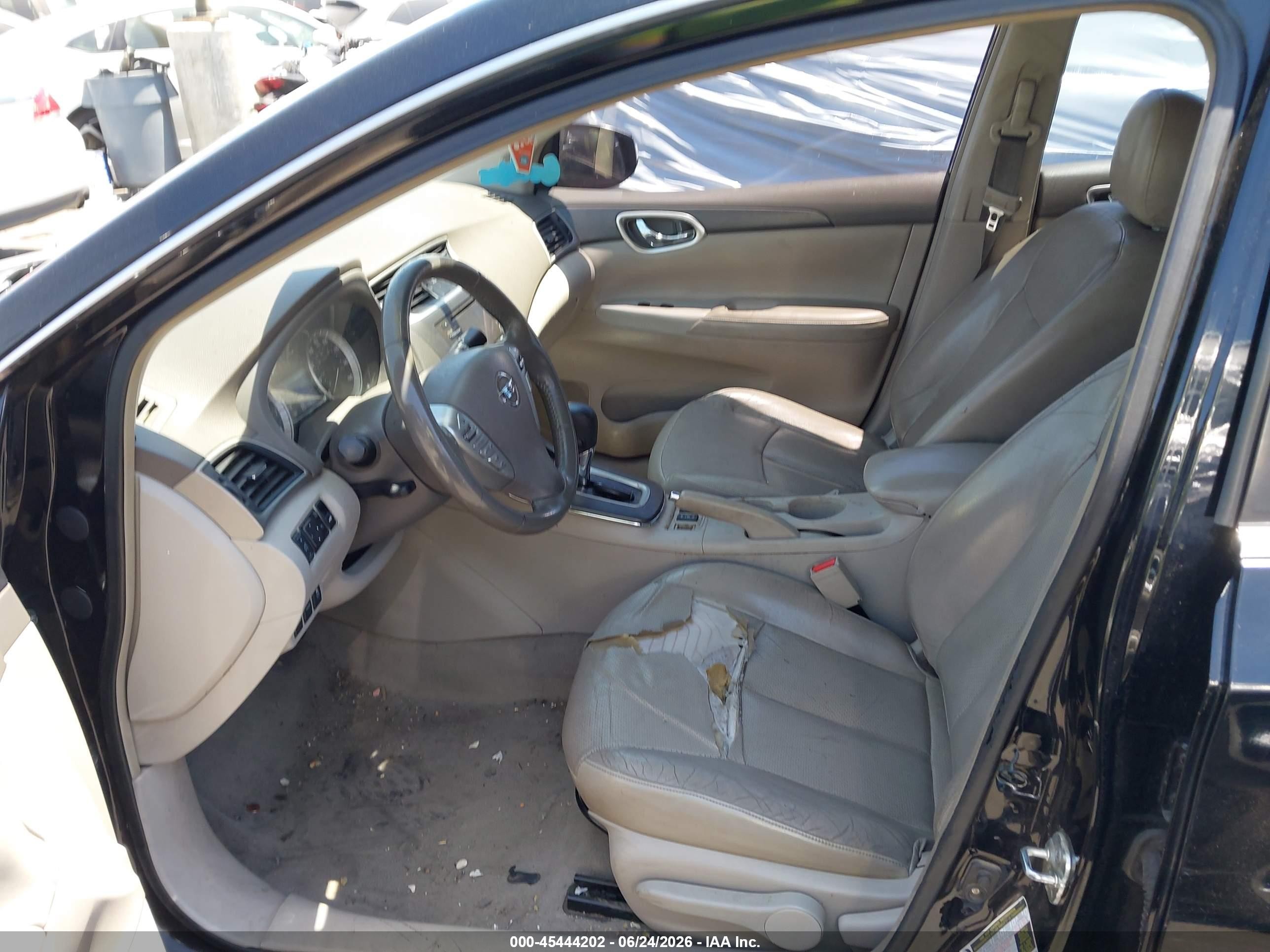 2013 Nissan Sentra Sl Black vin: 3N1AB7AP3DL622557