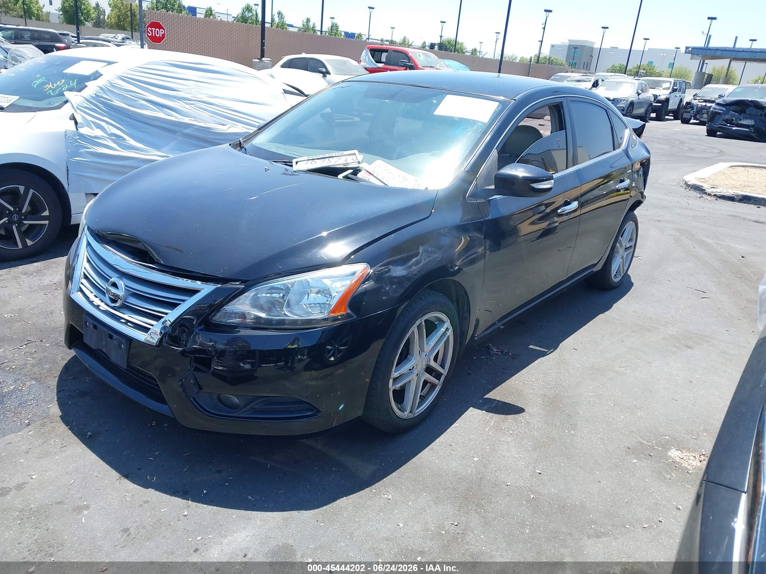 2013 Nissan Sentra Sl Black vin: 3N1AB7AP3DL622557