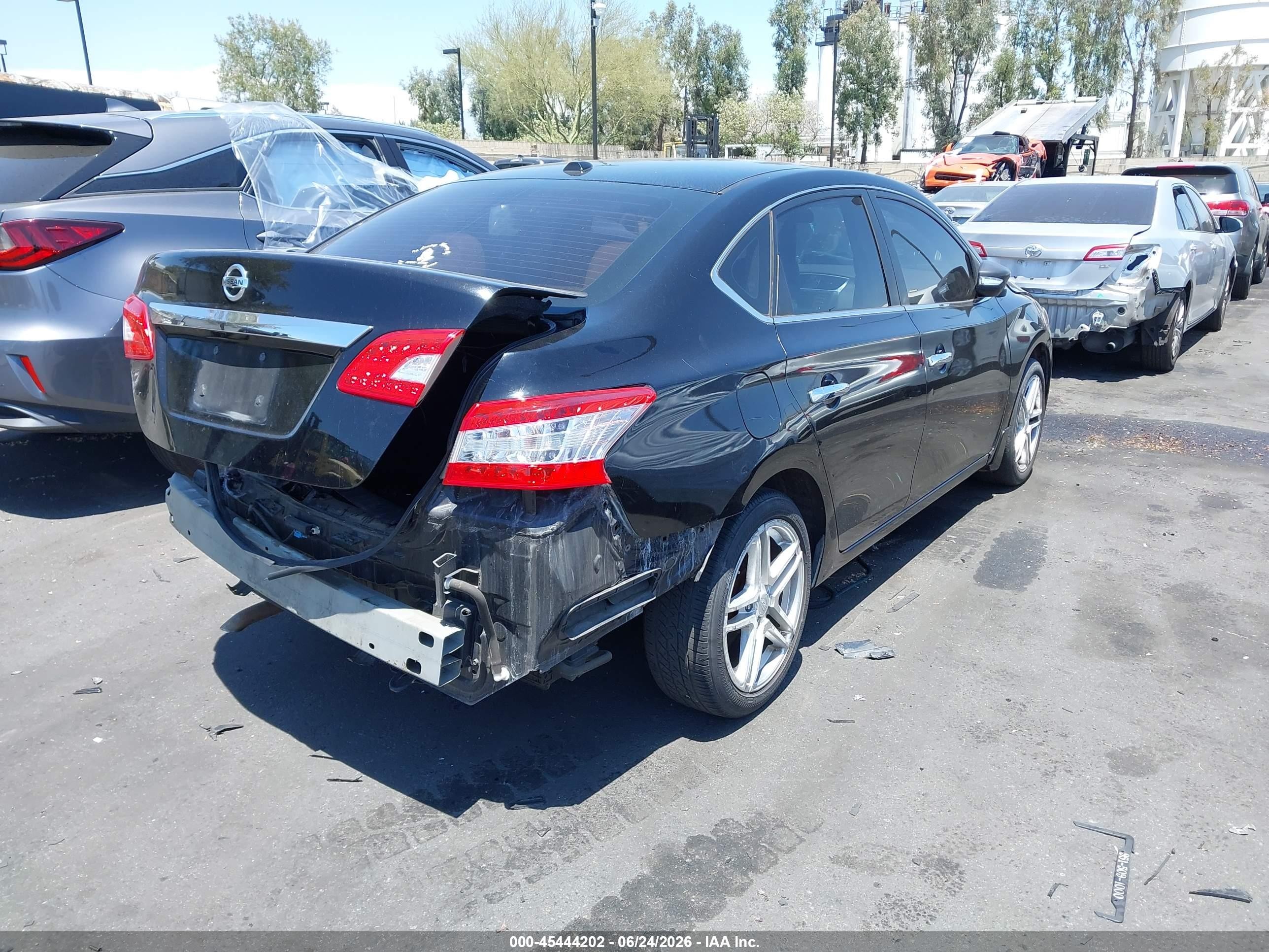 2013 Nissan Sentra Sl Black vin: 3N1AB7AP3DL622557
