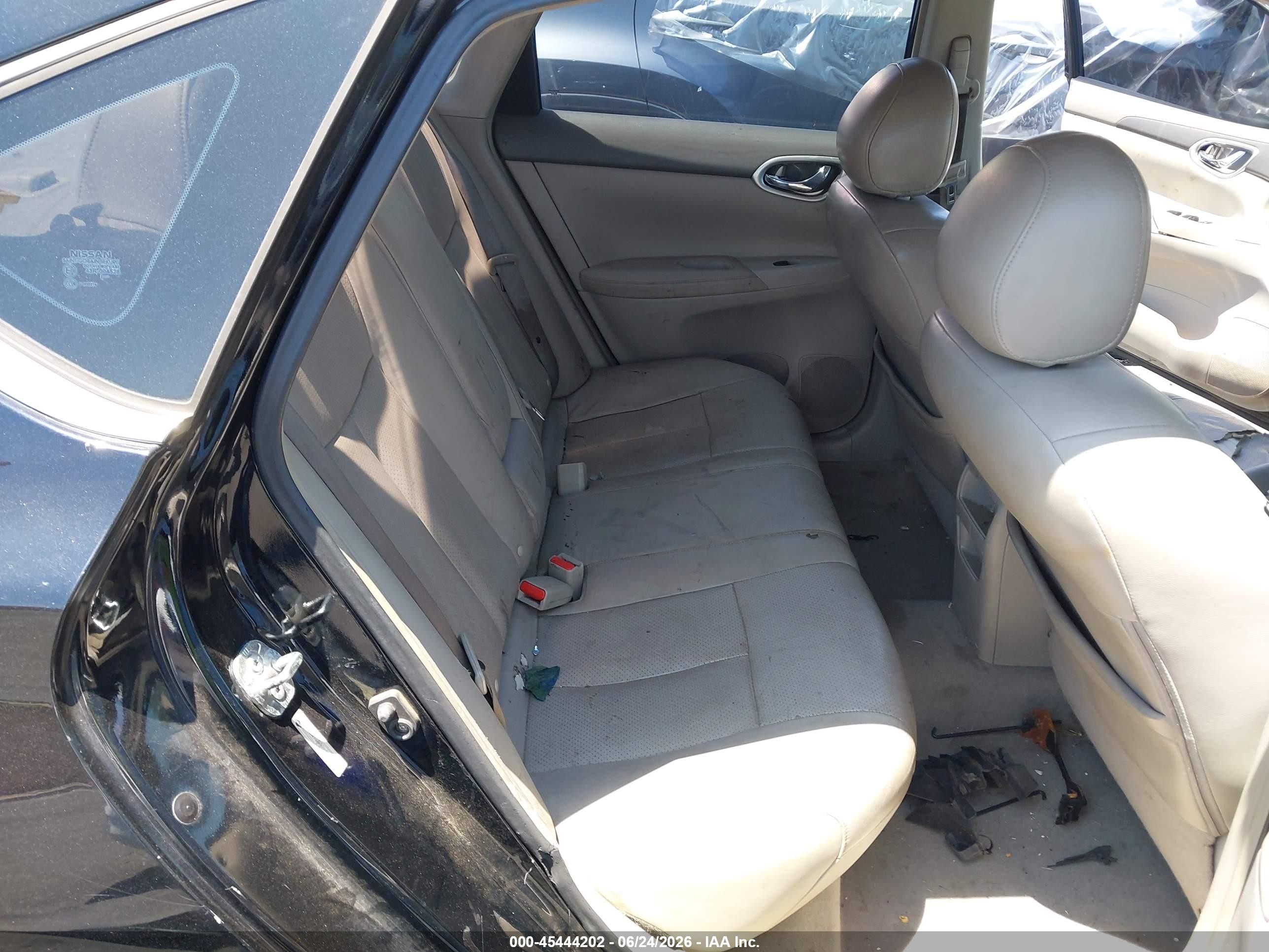 2013 Nissan Sentra Sl Black vin: 3N1AB7AP3DL622557