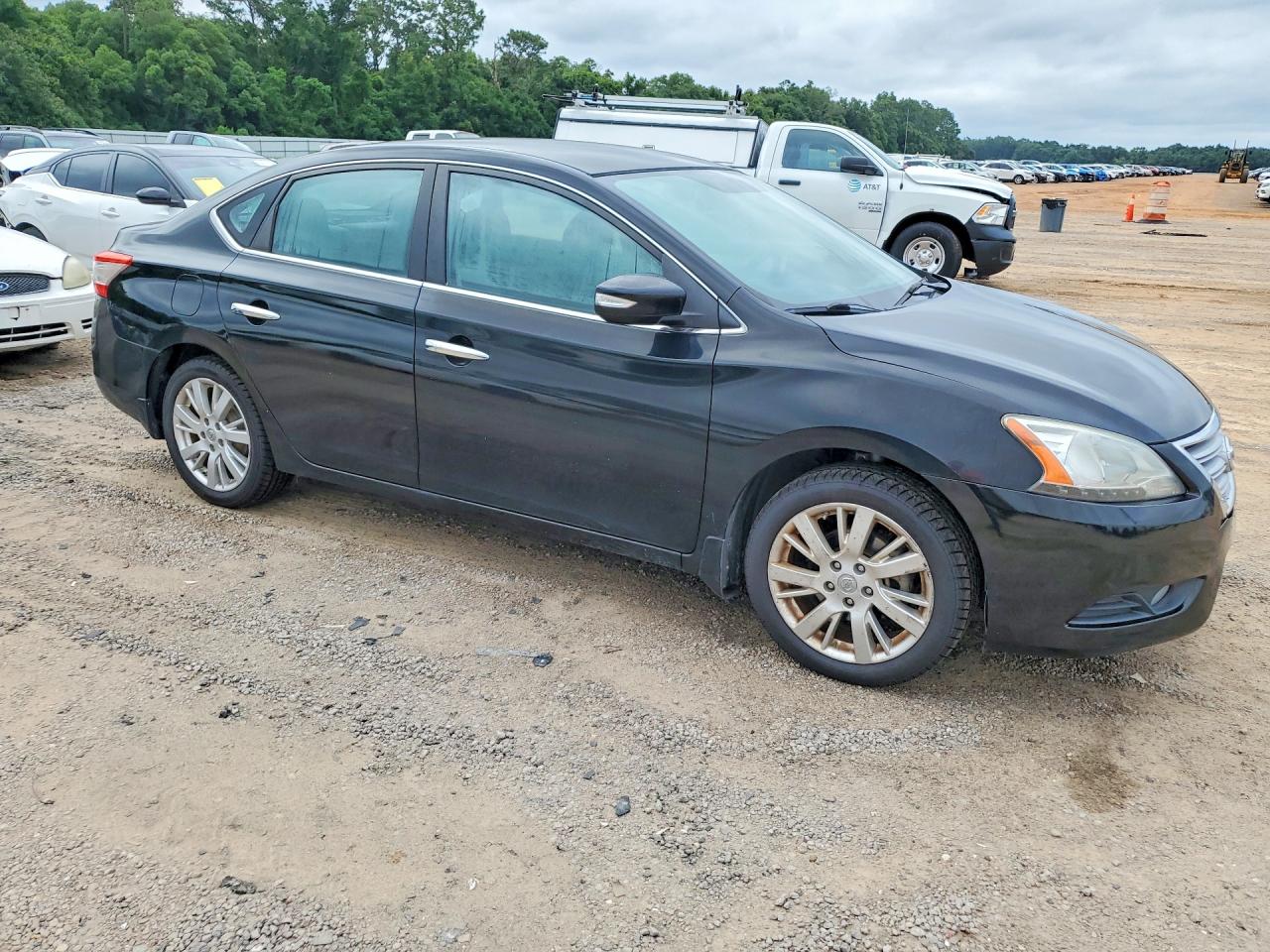 2013 Nissan Sentra S Black vin: 3N1AB7AP3DL627709