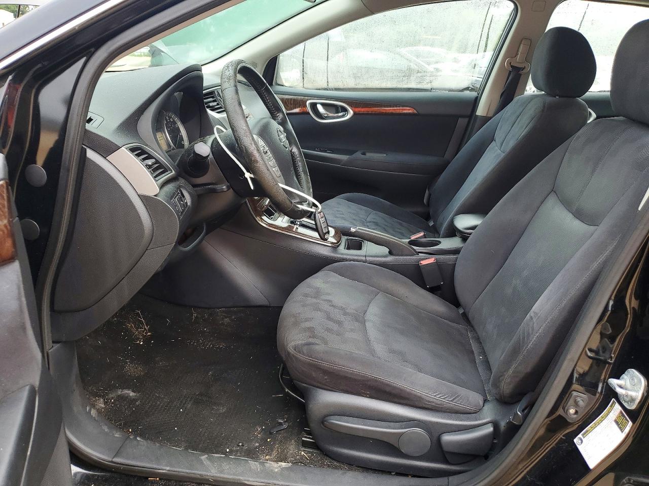 2013 Nissan Sentra S Black vin: 3N1AB7AP3DL627709