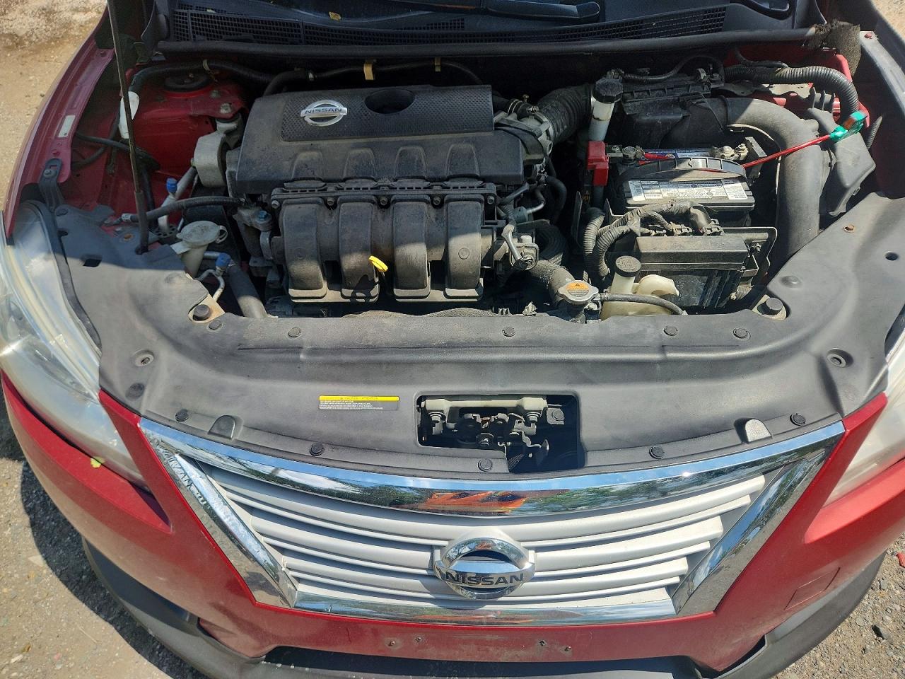 2013 Nissan Sentra S Red vin: 3N1AB7AP3DL633865