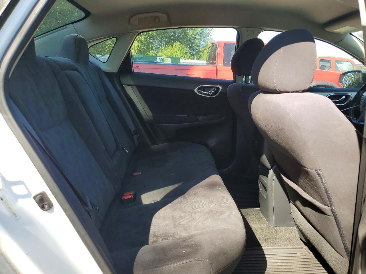 2013 Nissan Sentra S Белый vin: 3N1AB7AP3DL635678