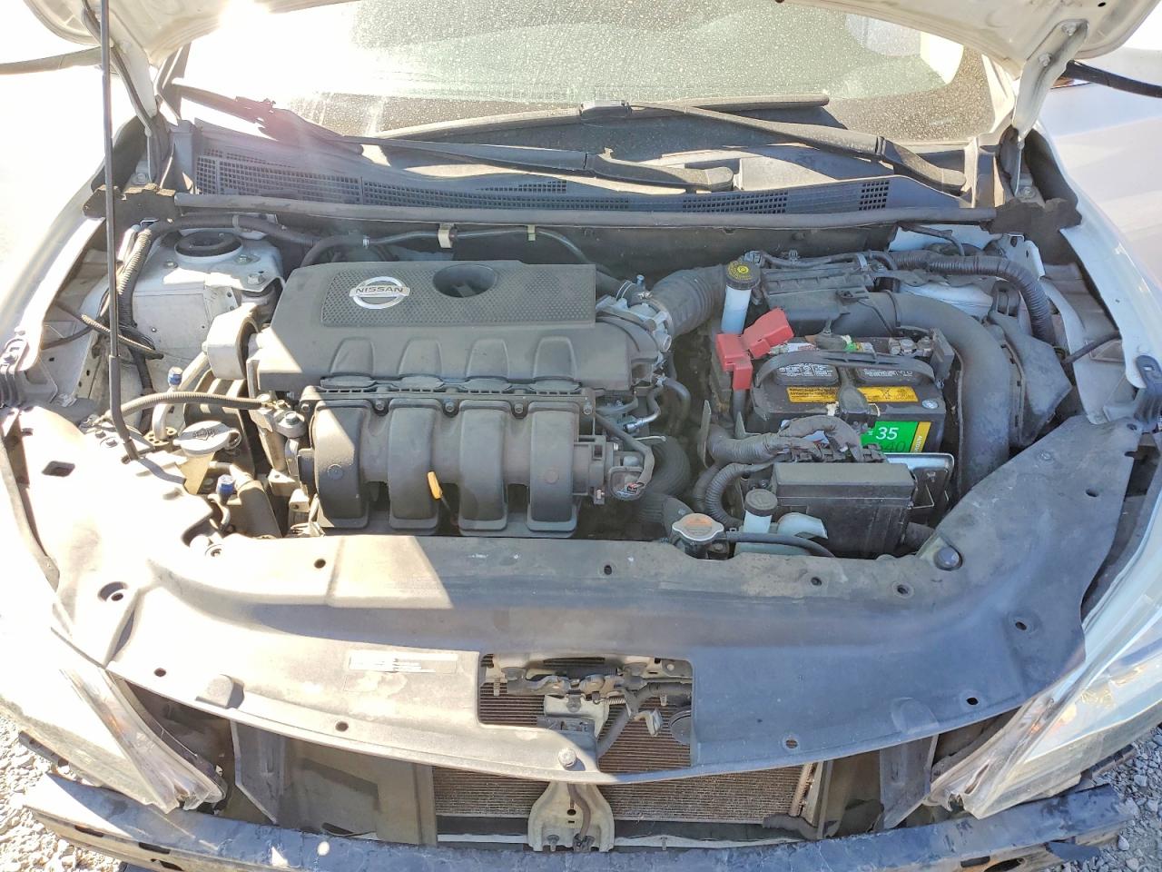 2013 Nissan Sentra S Белый vin: 3N1AB7AP3DL635678