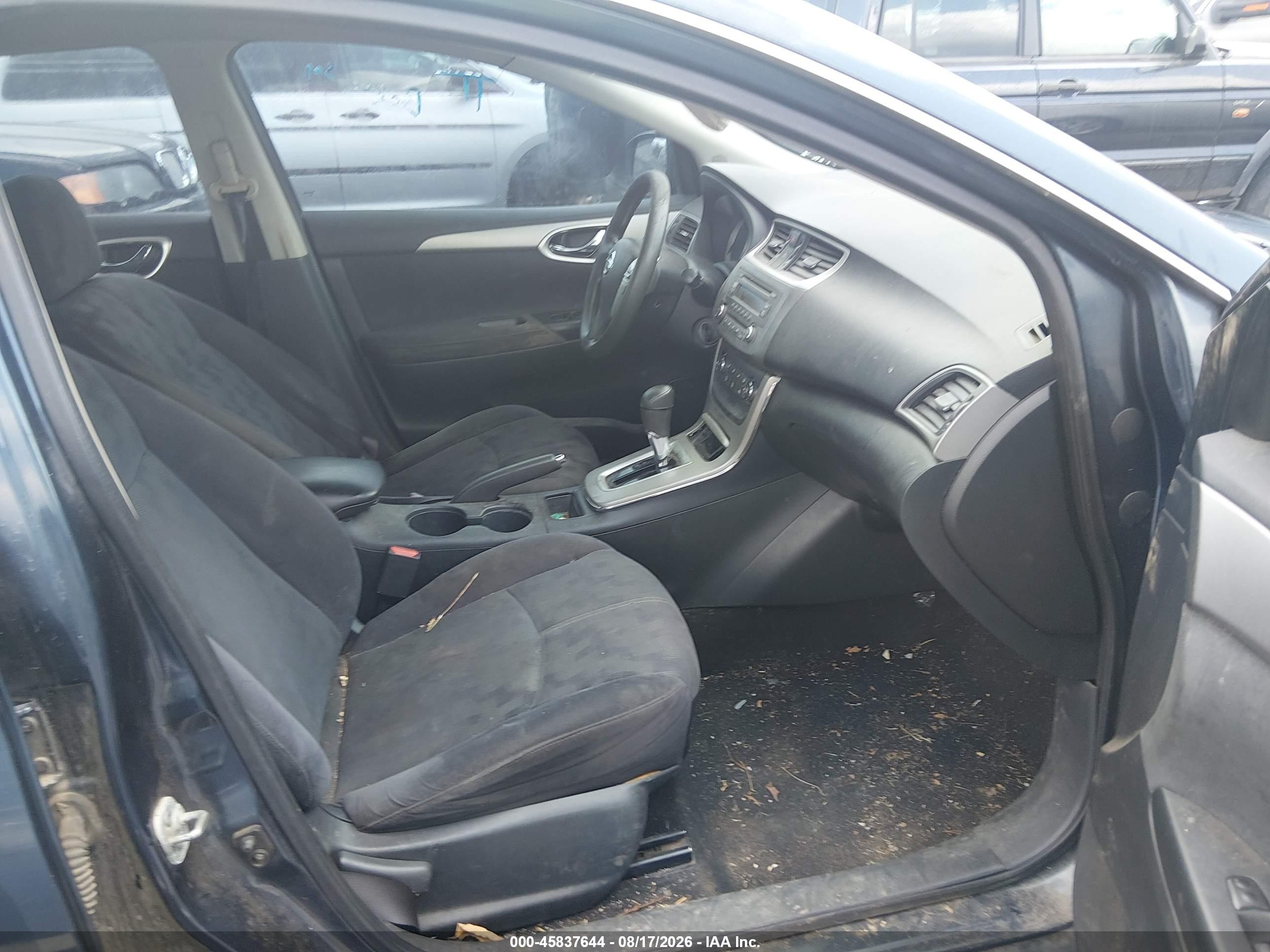 2013 Nissan Sentra Sv Blue vin: 3N1AB7AP3DL642114