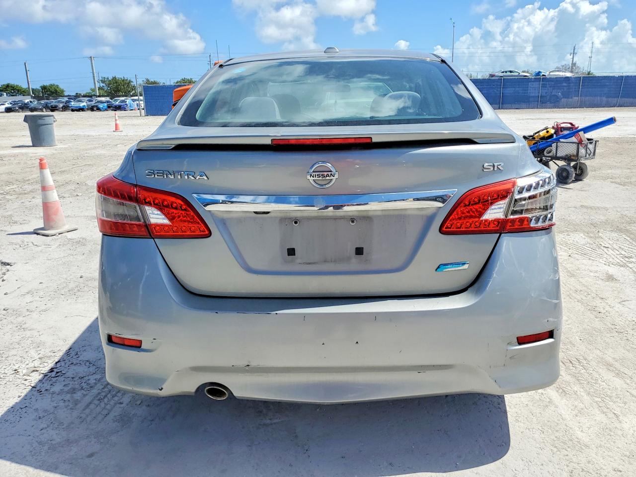2013 Nissan Sentra S Silver vin: 3N1AB7AP3DL658099