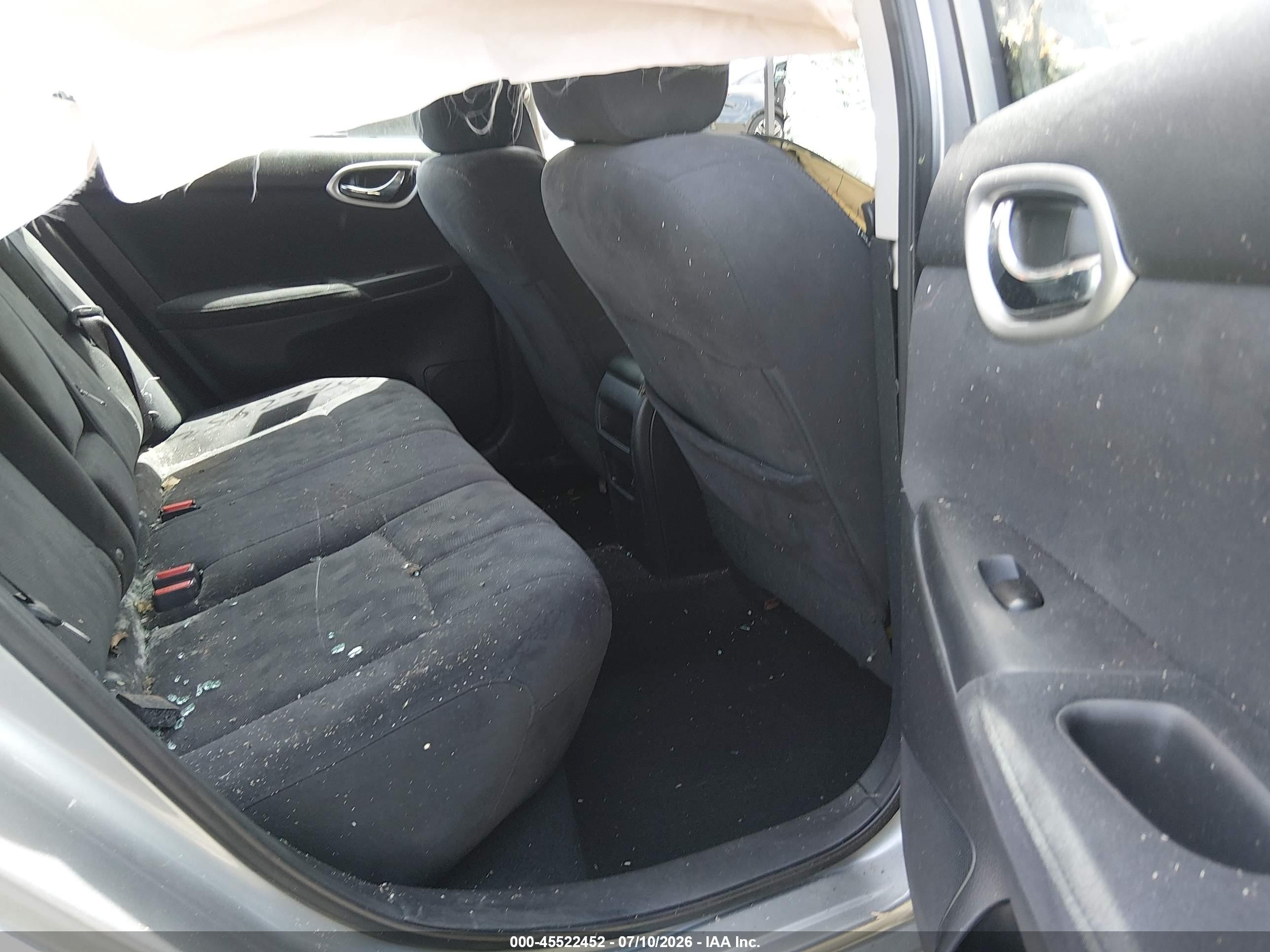 2013 Nissan Sentra Sv Gray vin: 3N1AB7AP3DL659611