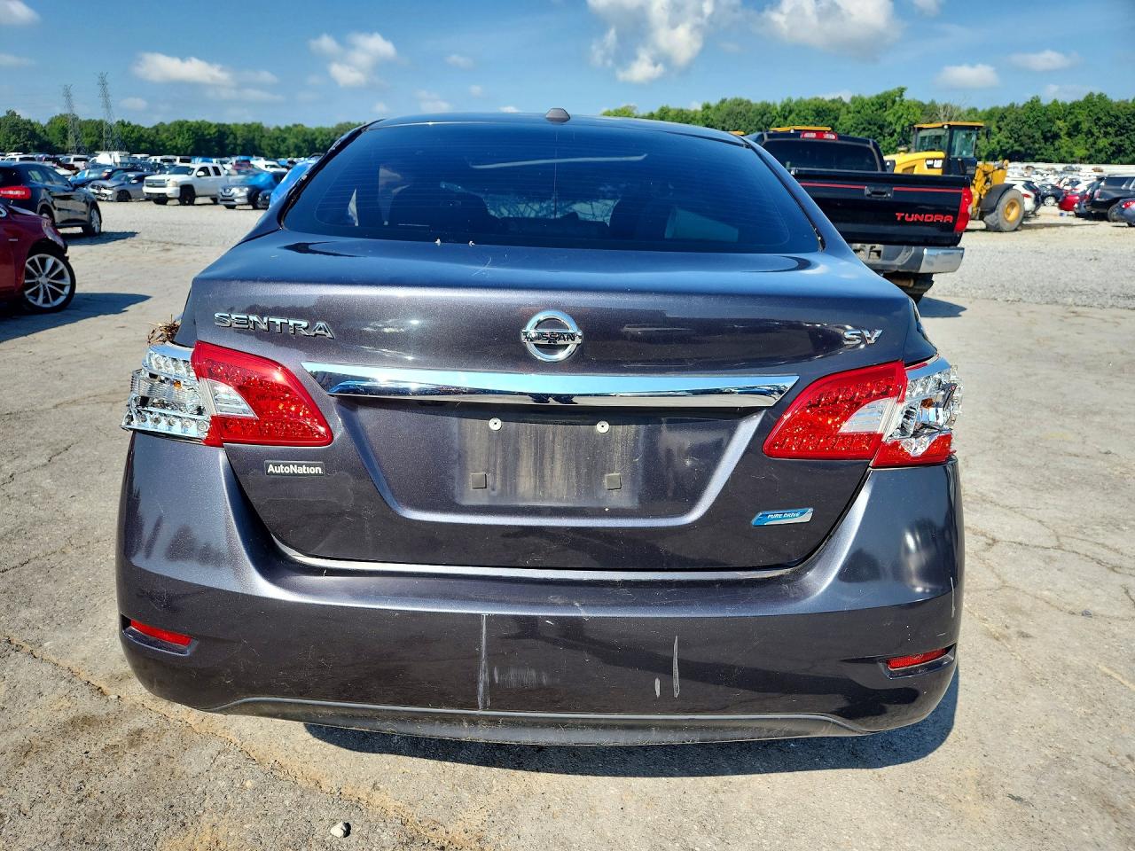 2013 Nissan Sentra S Gray vin: 3N1AB7AP3DL659866