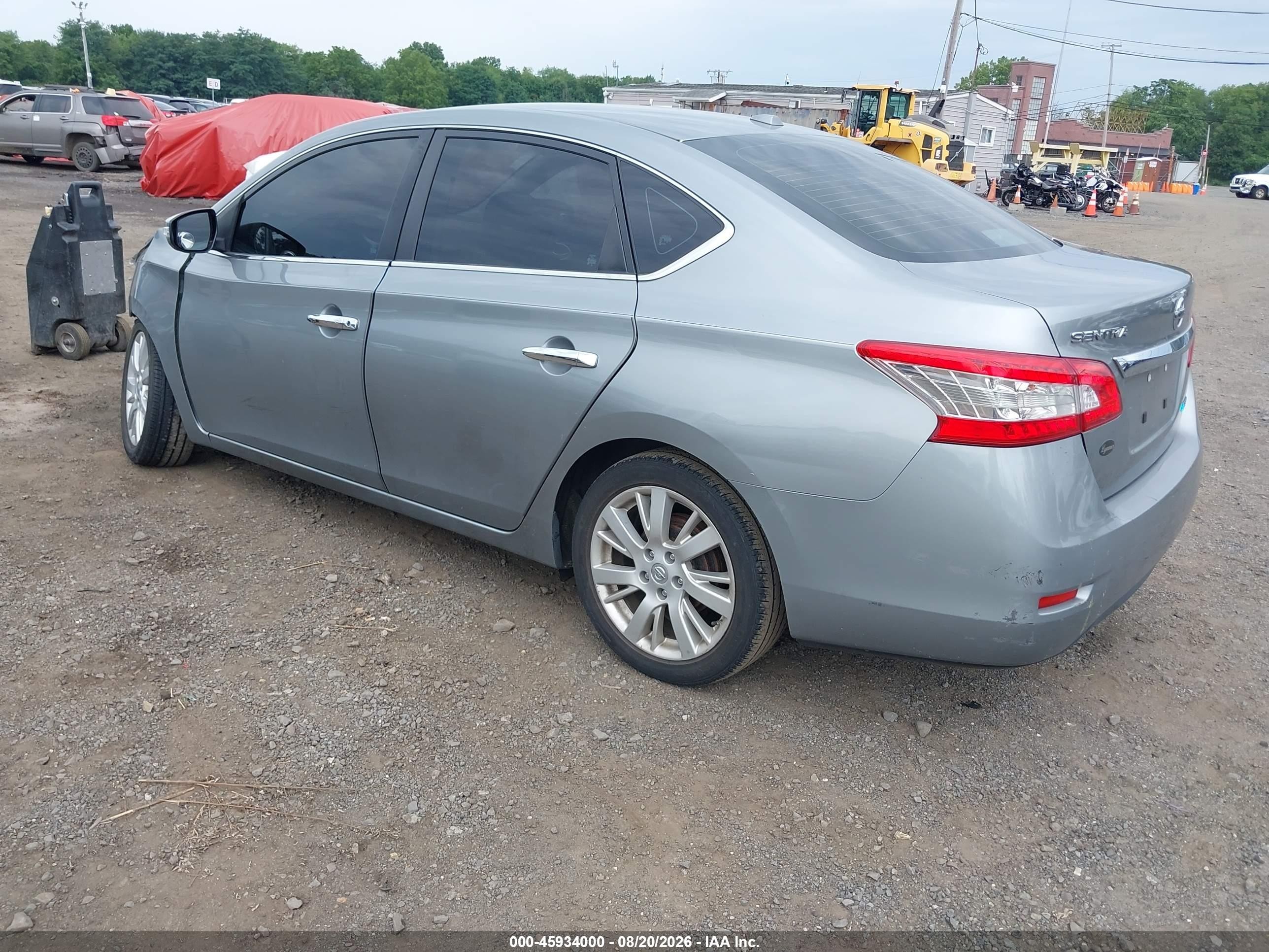2013 Nissan Sentra Sl Gray vin: 3N1AB7AP3DL663447