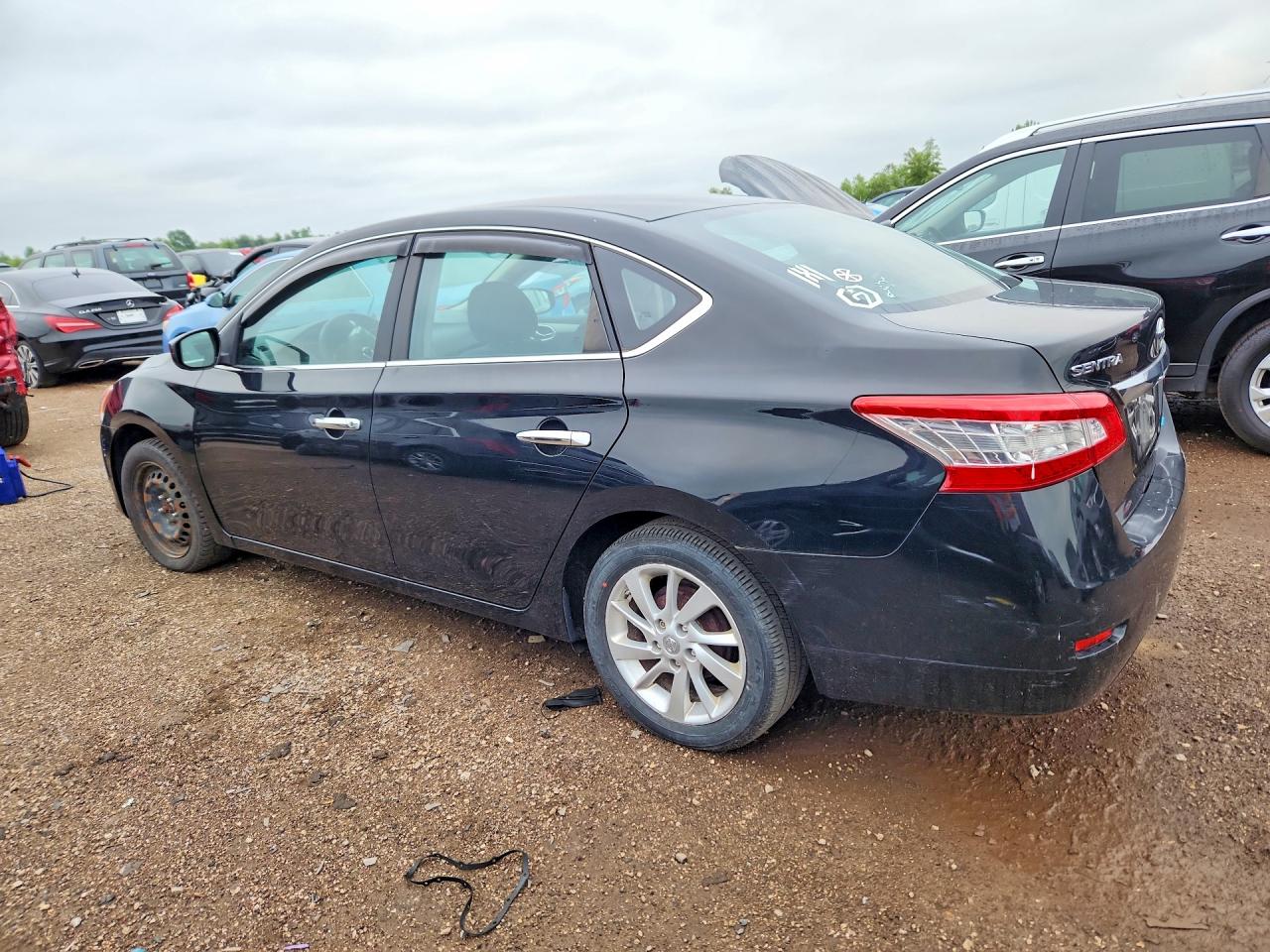 2013 Nissan Sentra S Black vin: 3N1AB7AP3DL663593