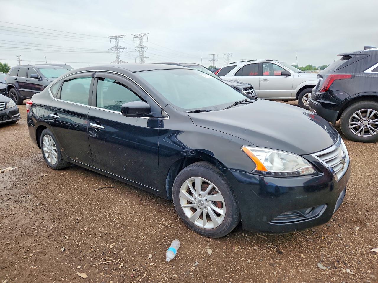 2013 Nissan Sentra S Black vin: 3N1AB7AP3DL663593