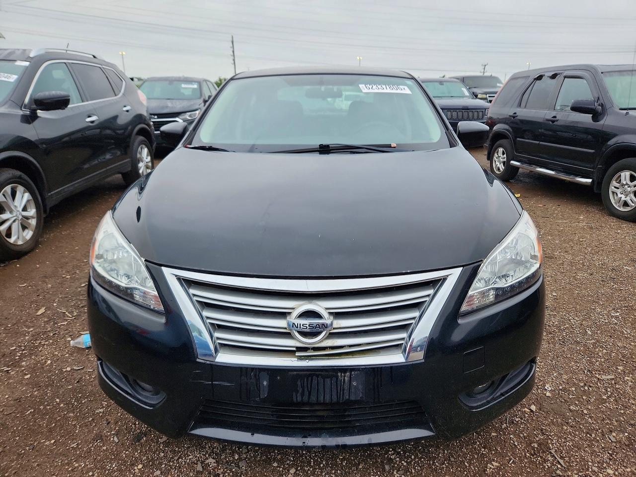 2013 Nissan Sentra S Black vin: 3N1AB7AP3DL663593