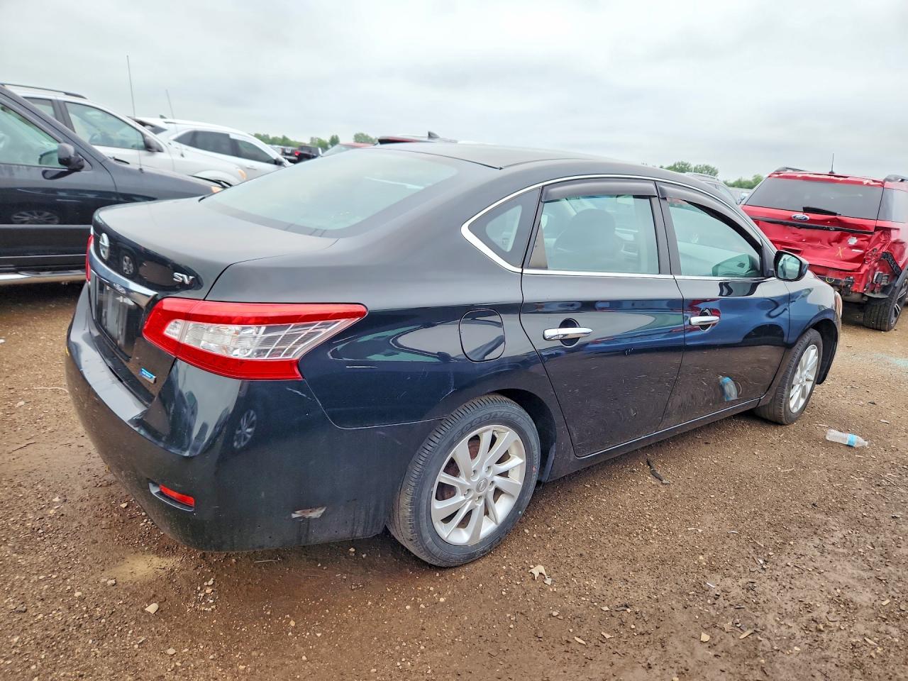 2013 Nissan Sentra S Black vin: 3N1AB7AP3DL663593