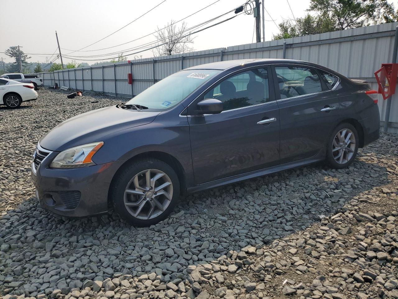 2013 Nissan Sentra S Gray vin: 3N1AB7AP3DL663996