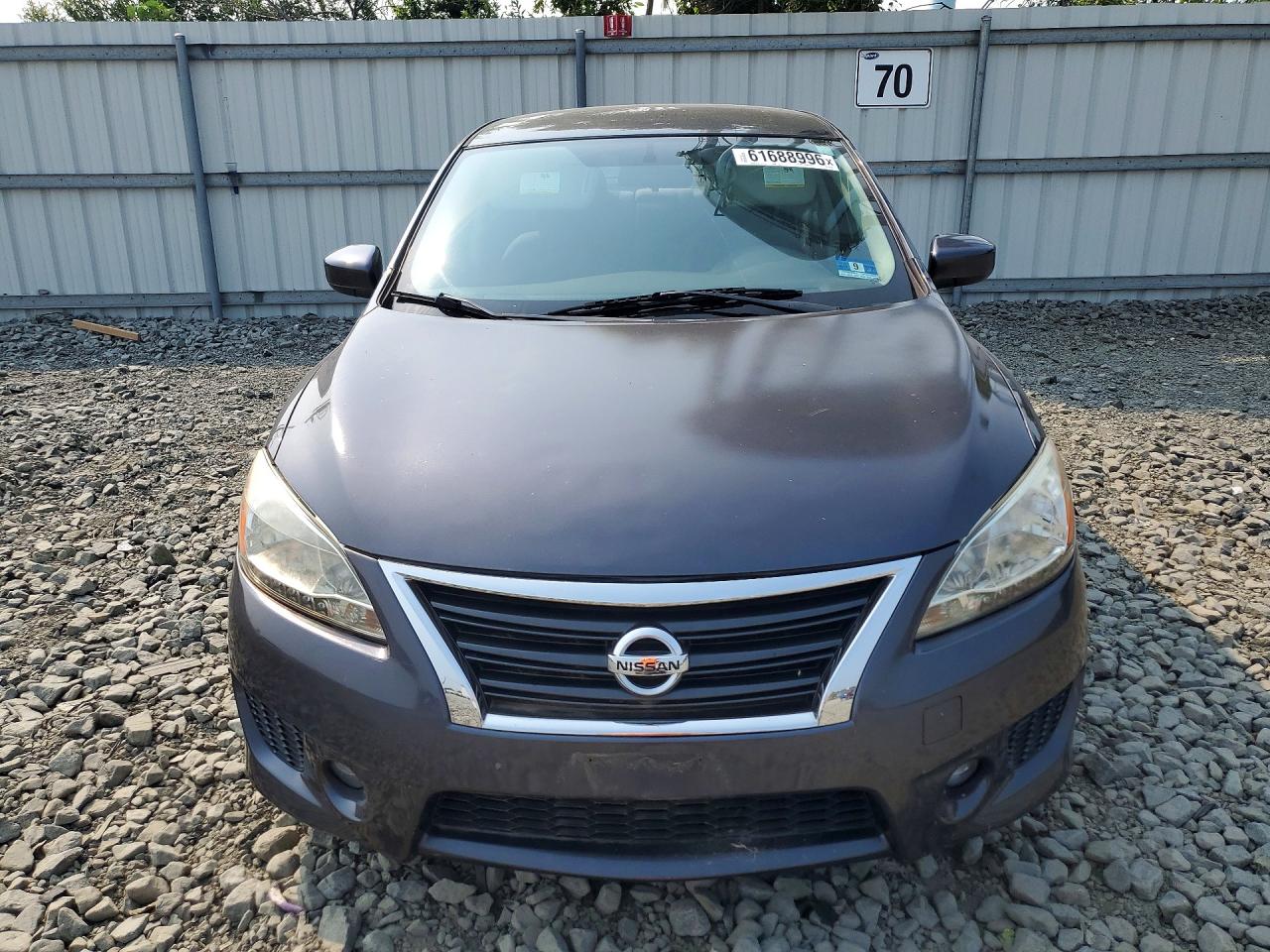 2013 Nissan Sentra S Gray vin: 3N1AB7AP3DL663996