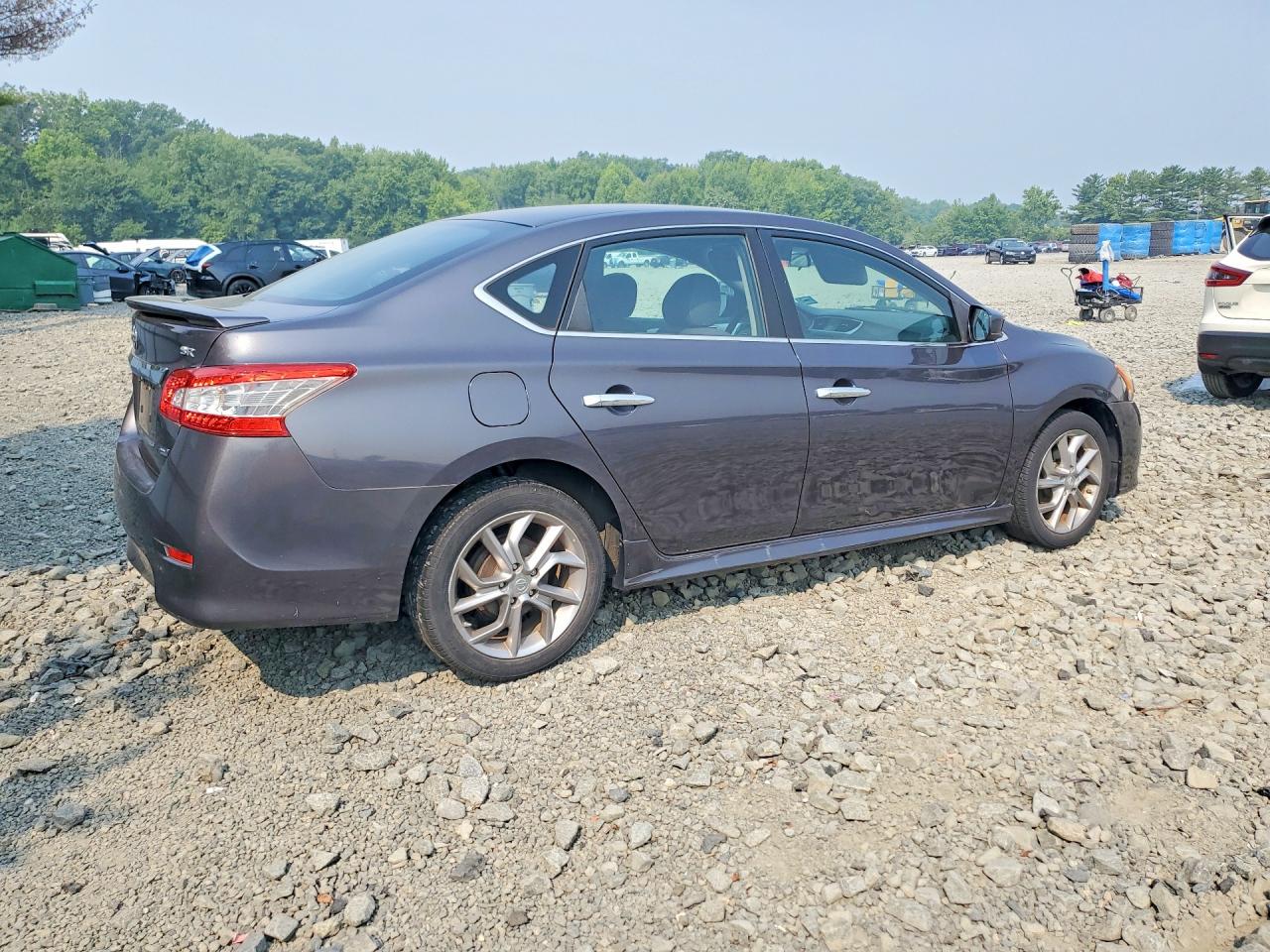2013 Nissan Sentra S Gray vin: 3N1AB7AP3DL663996
