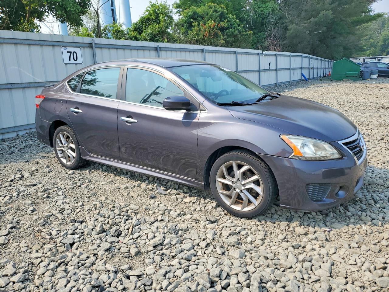 2013 Nissan Sentra S Gray vin: 3N1AB7AP3DL663996