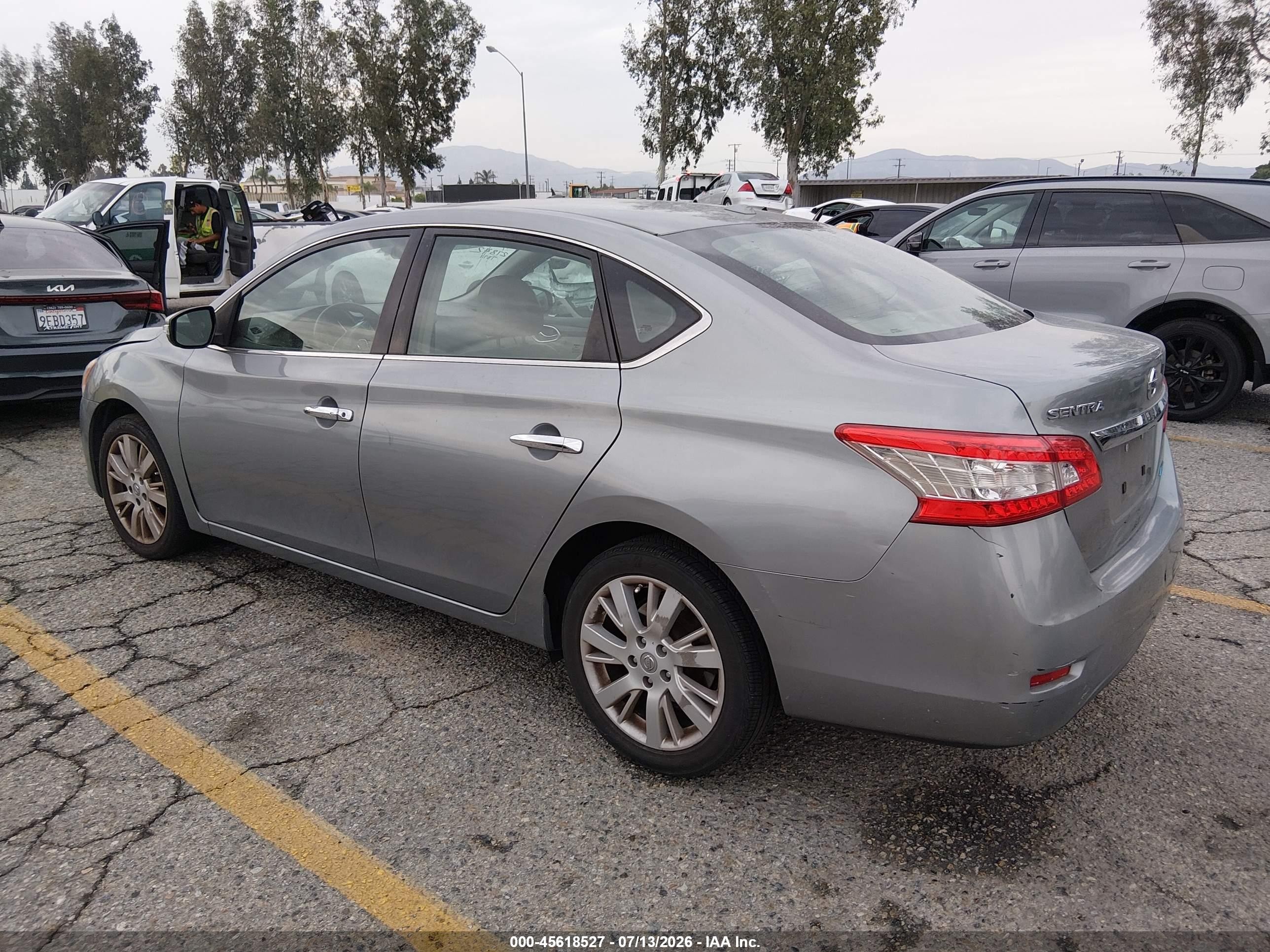 2013 Nissan Sentra Sl Gray vin: 3N1AB7AP3DL667871