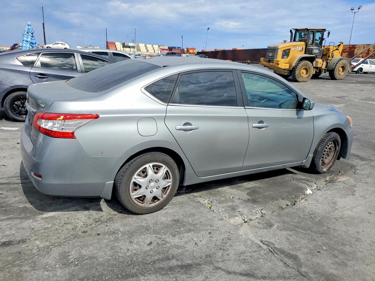 2013 Nissan Sentra S Серебряный vin: 3N1AB7AP3DL671130