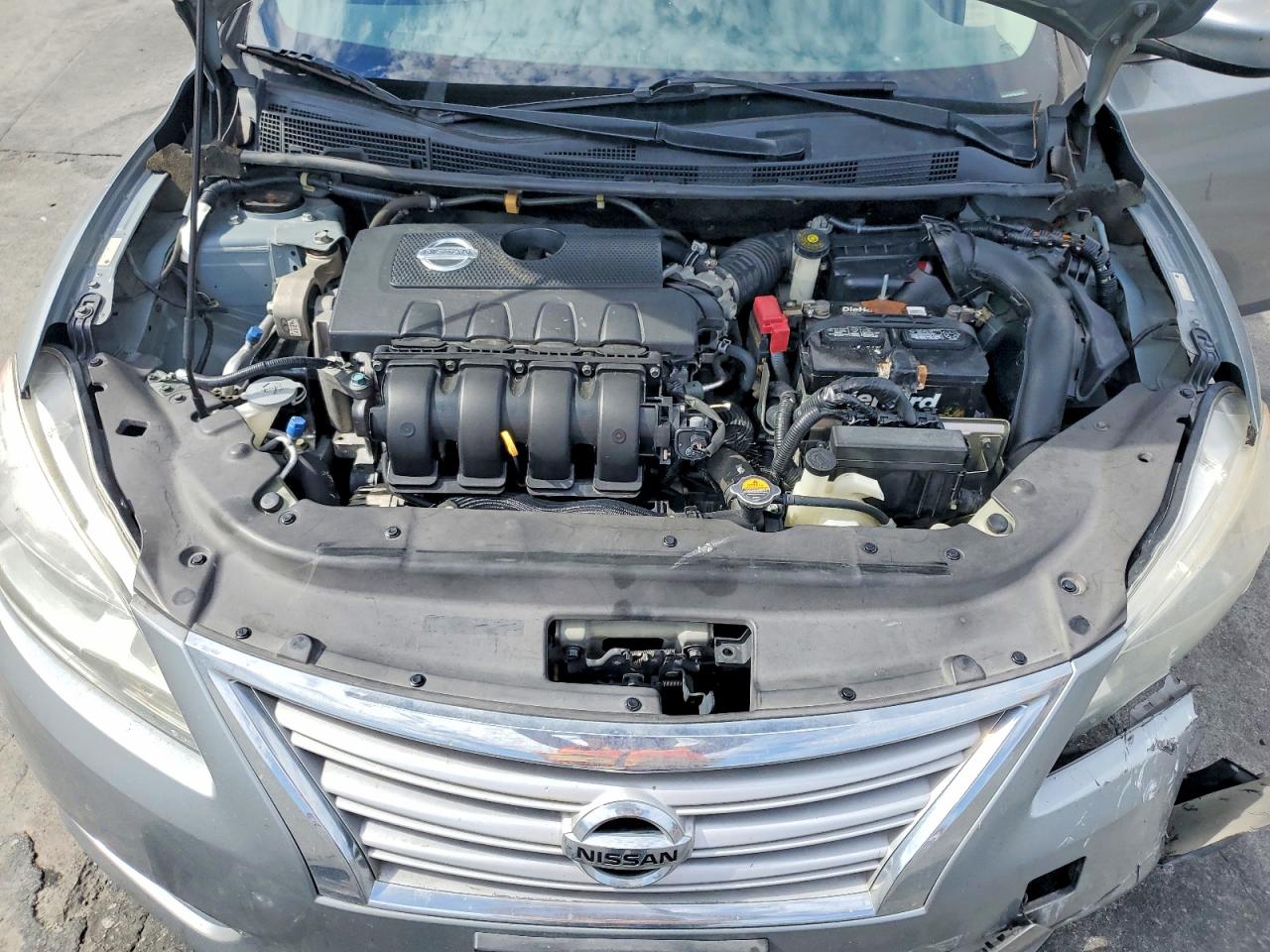 2013 Nissan Sentra S Серебряный vin: 3N1AB7AP3DL671130