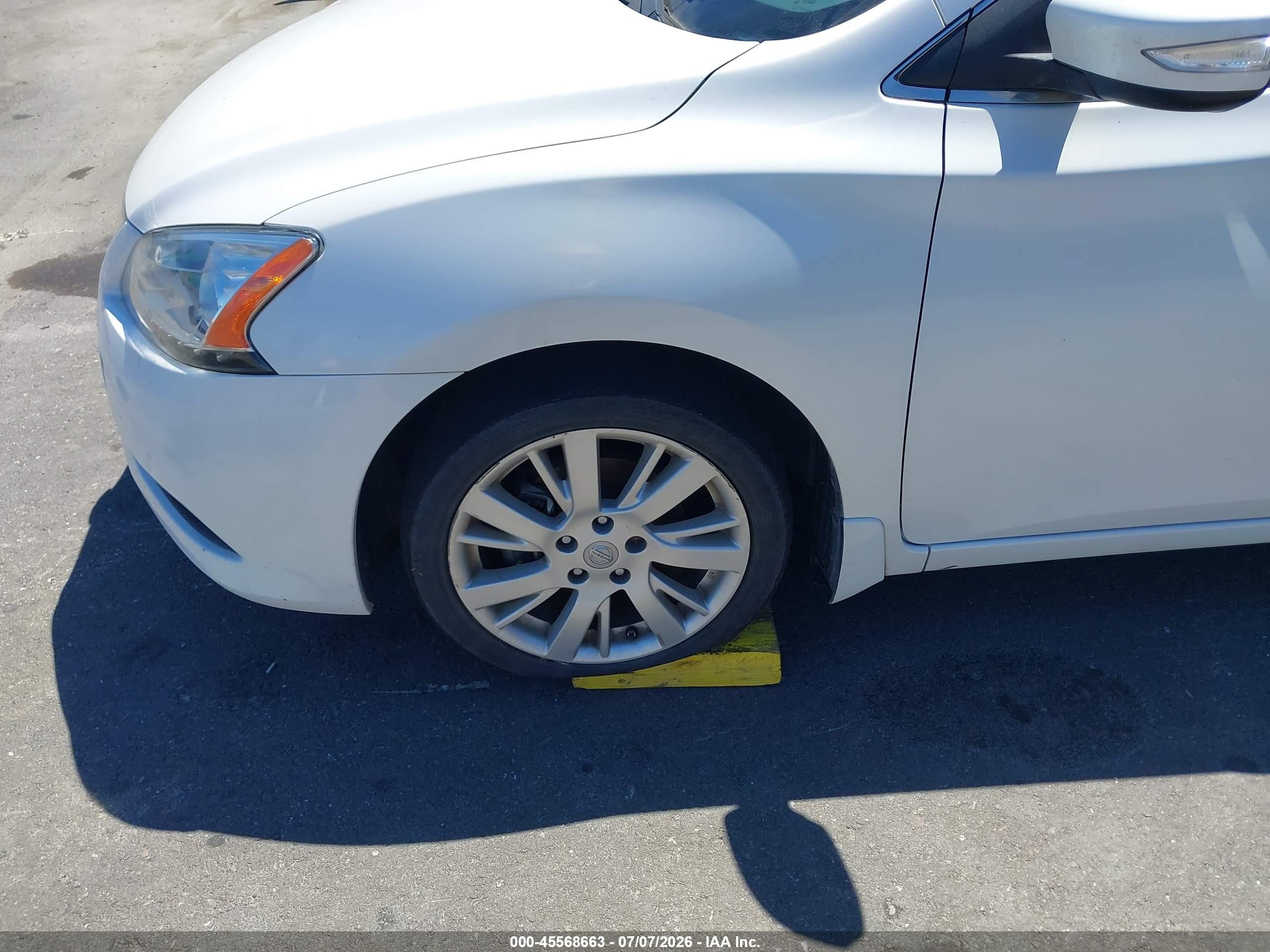 2013 Nissan Sentra Sl White vin: 3N1AB7AP3DL671743
