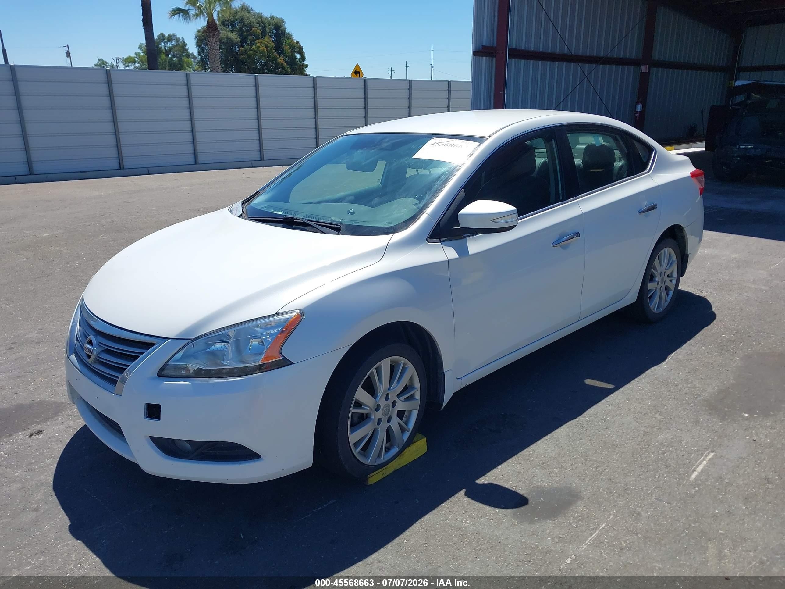 2013 Nissan Sentra Sl White vin: 3N1AB7AP3DL671743
