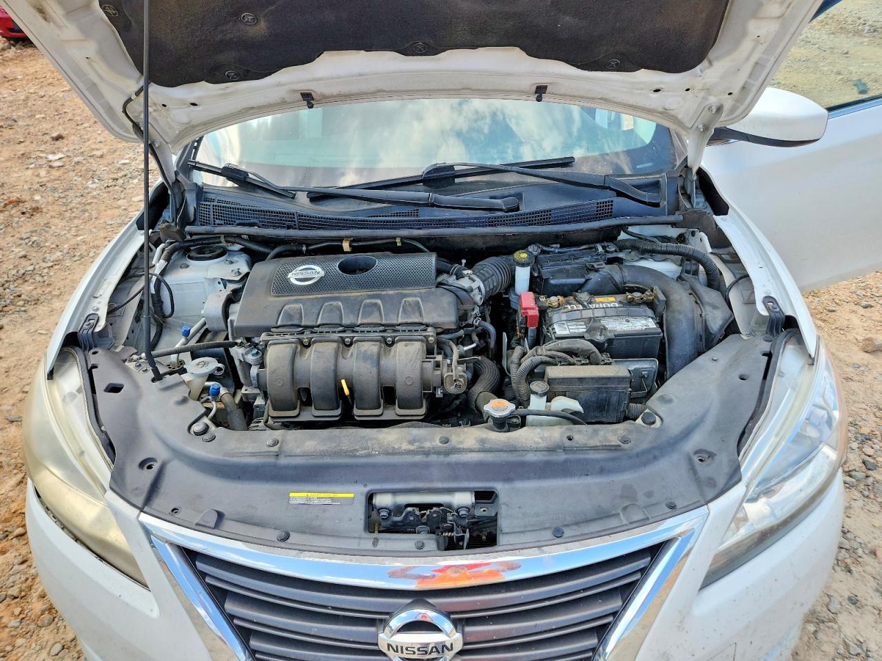 2013 Nissan Sentra S White vin: 3N1AB7AP3DL675596
