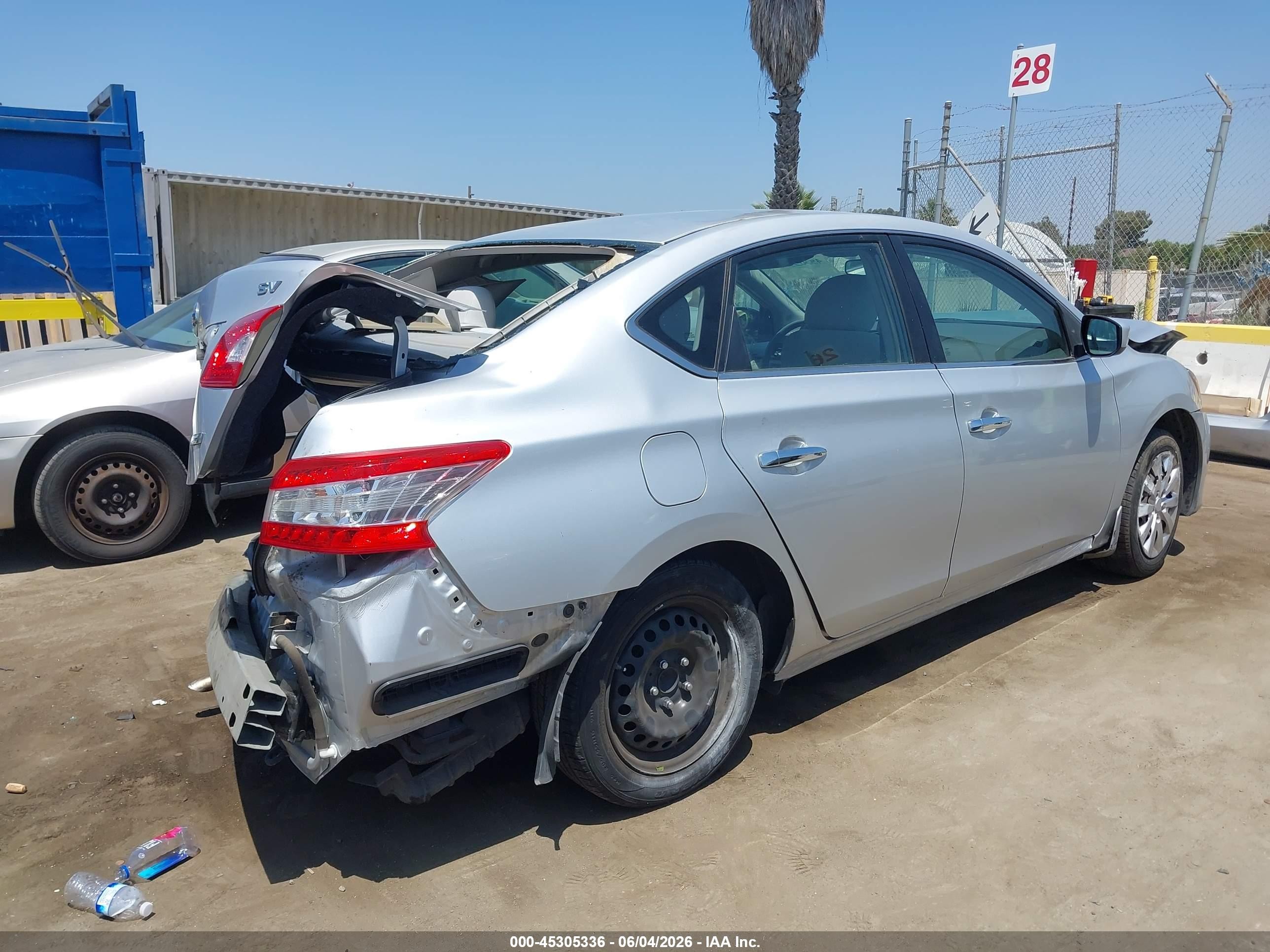 2013 Nissan Sentra Sv Silver vin: 3N1AB7AP3DL675646