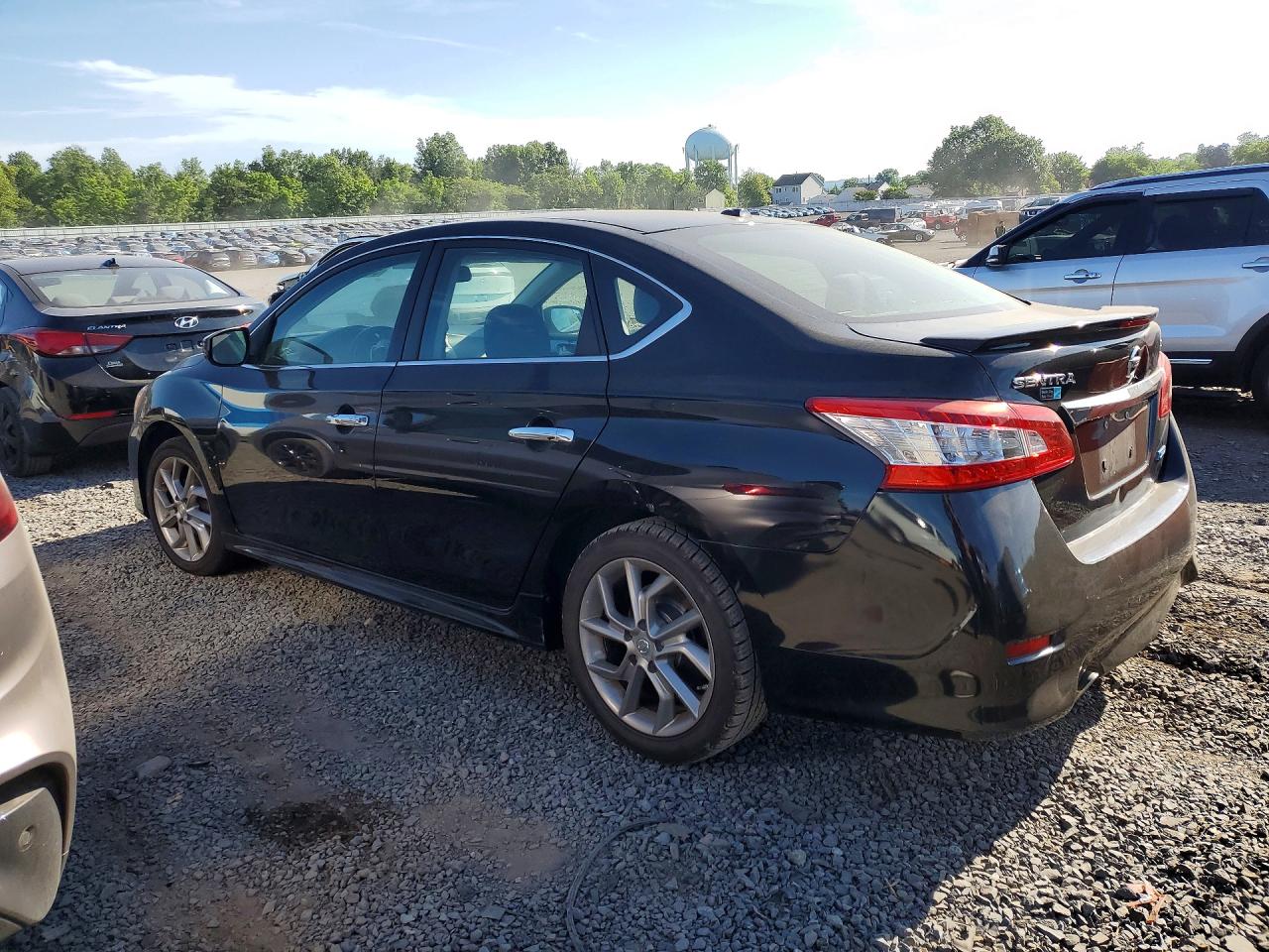 2013 Nissan Sentra S Black vin: 3N1AB7AP3DL679809