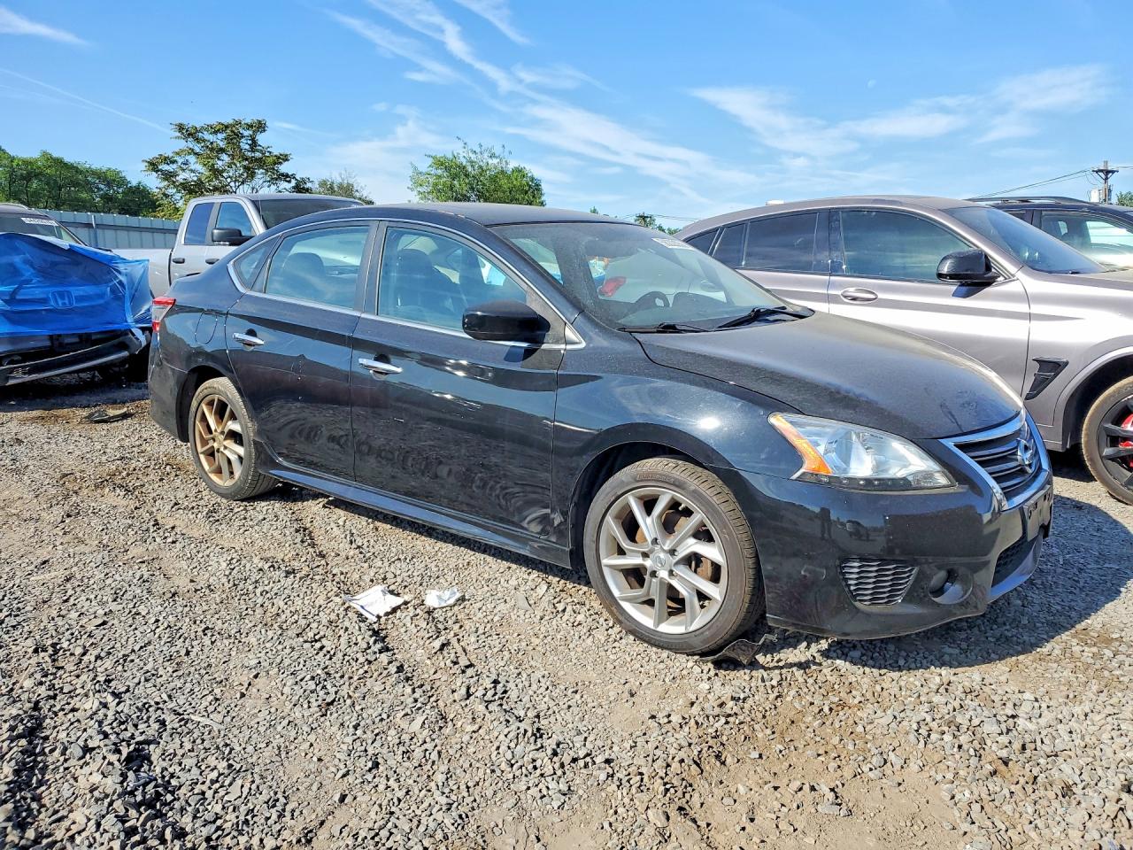 2013 Nissan Sentra S Black vin: 3N1AB7AP3DL679809