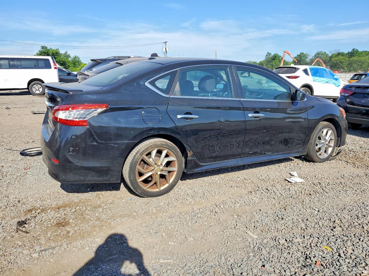 2013 Nissan Sentra S Black vin: 3N1AB7AP3DL679809