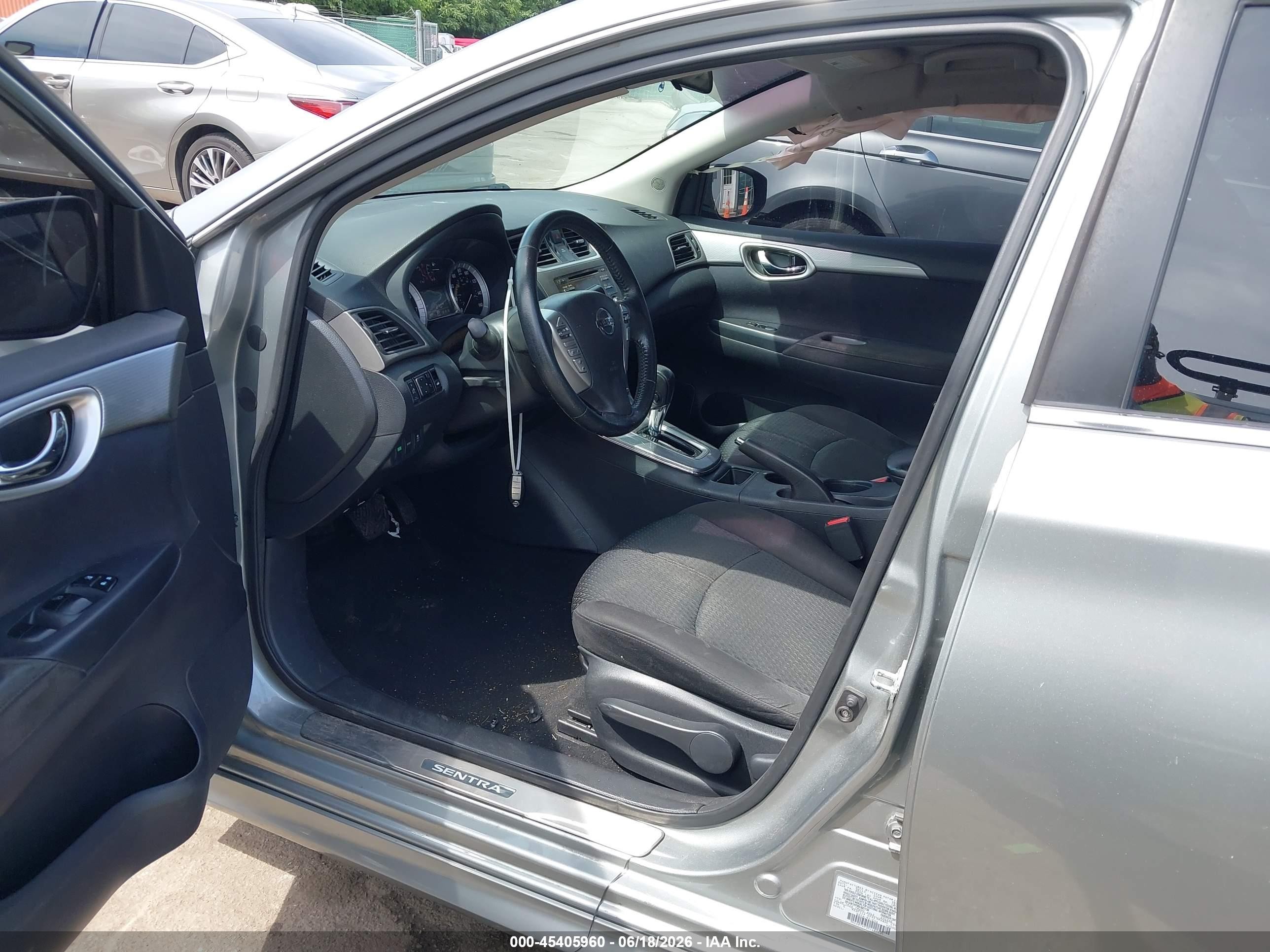 2013 Nissan Sentra Sr Silver vin: 3N1AB7AP3DL687134