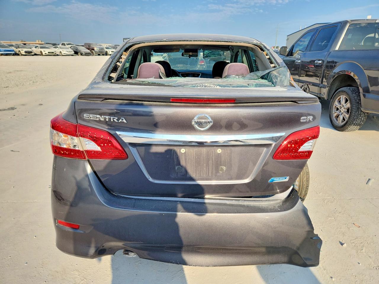 2013 Nissan Sentra S Gray vin: 3N1AB7AP3DL690731