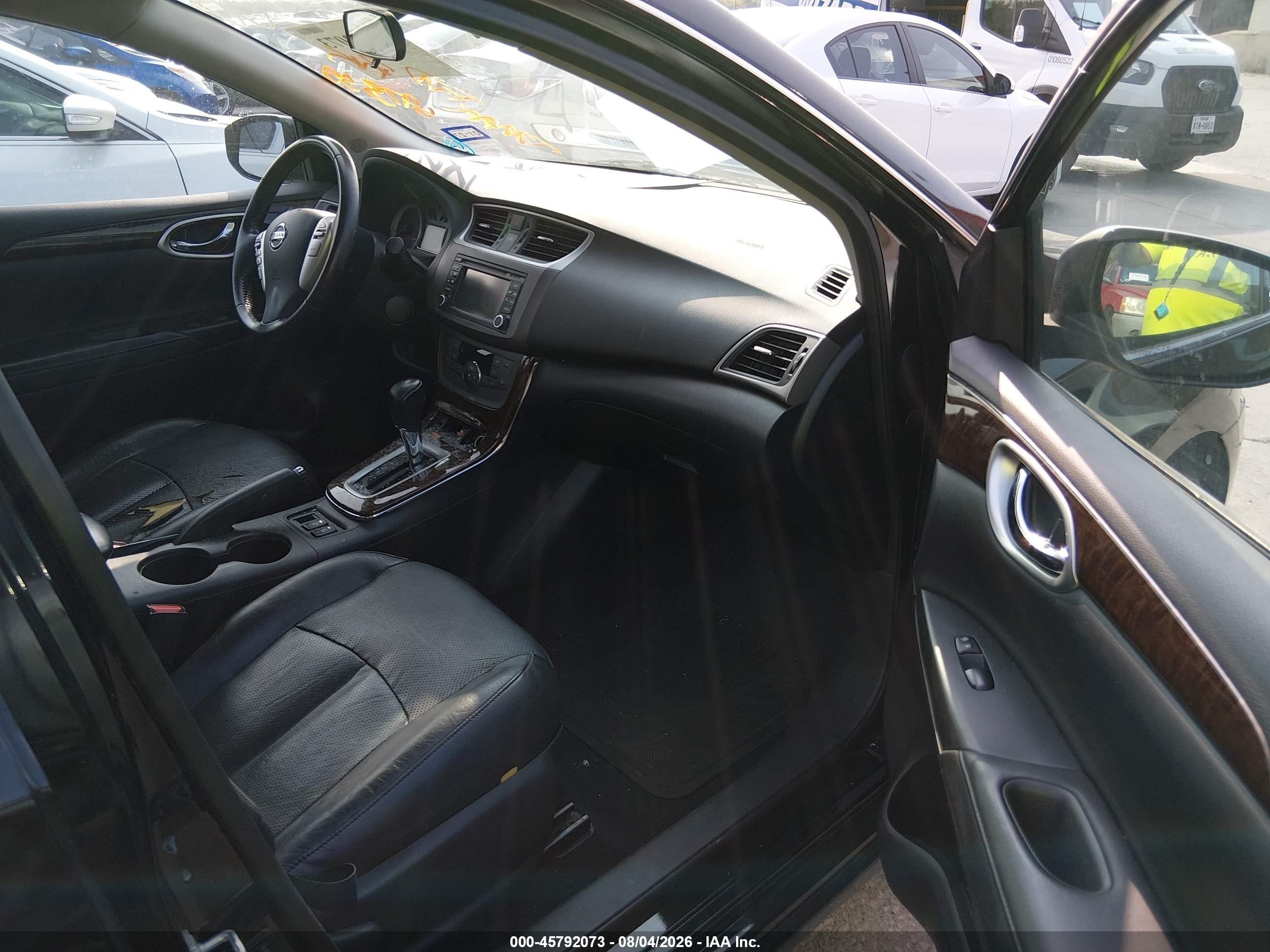 2013 Nissan Sentra Sl Black vin: 3N1AB7AP3DL697355