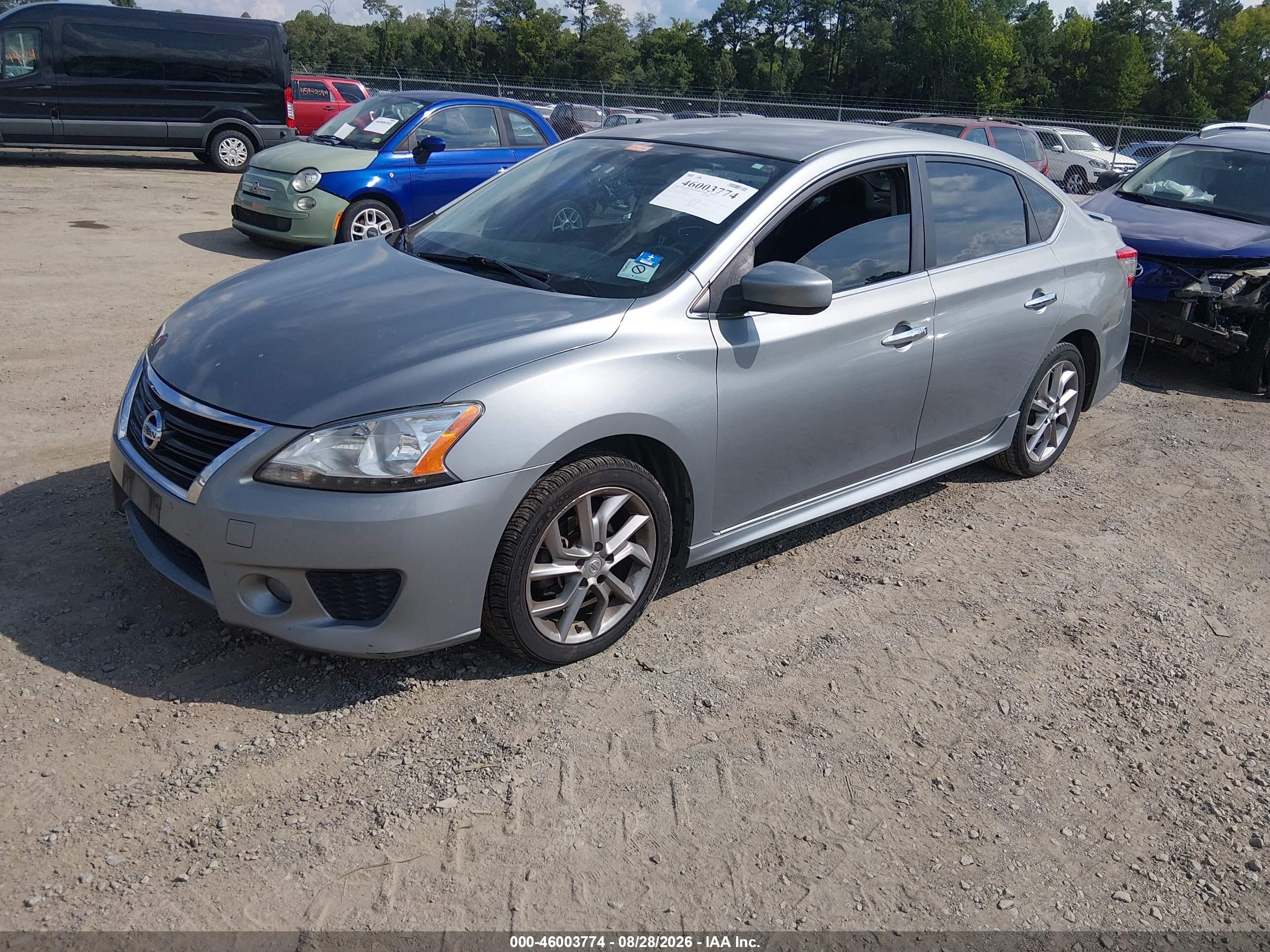 2013 Nissan Sentra Sr Gray vin: 3N1AB7AP3DL708936