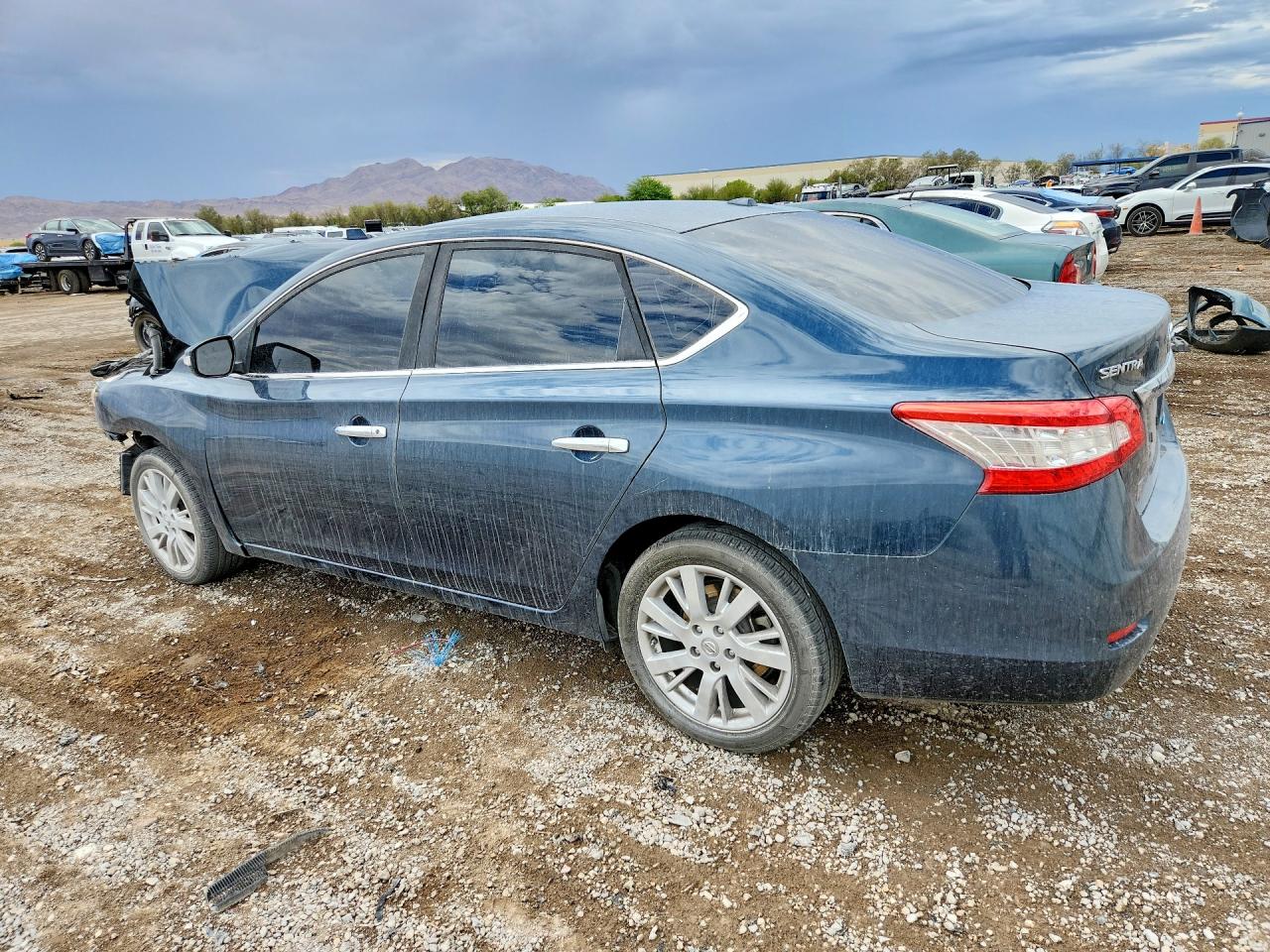 2013 Nissan Sentra S Gray vin: 3N1AB7AP3DL715319