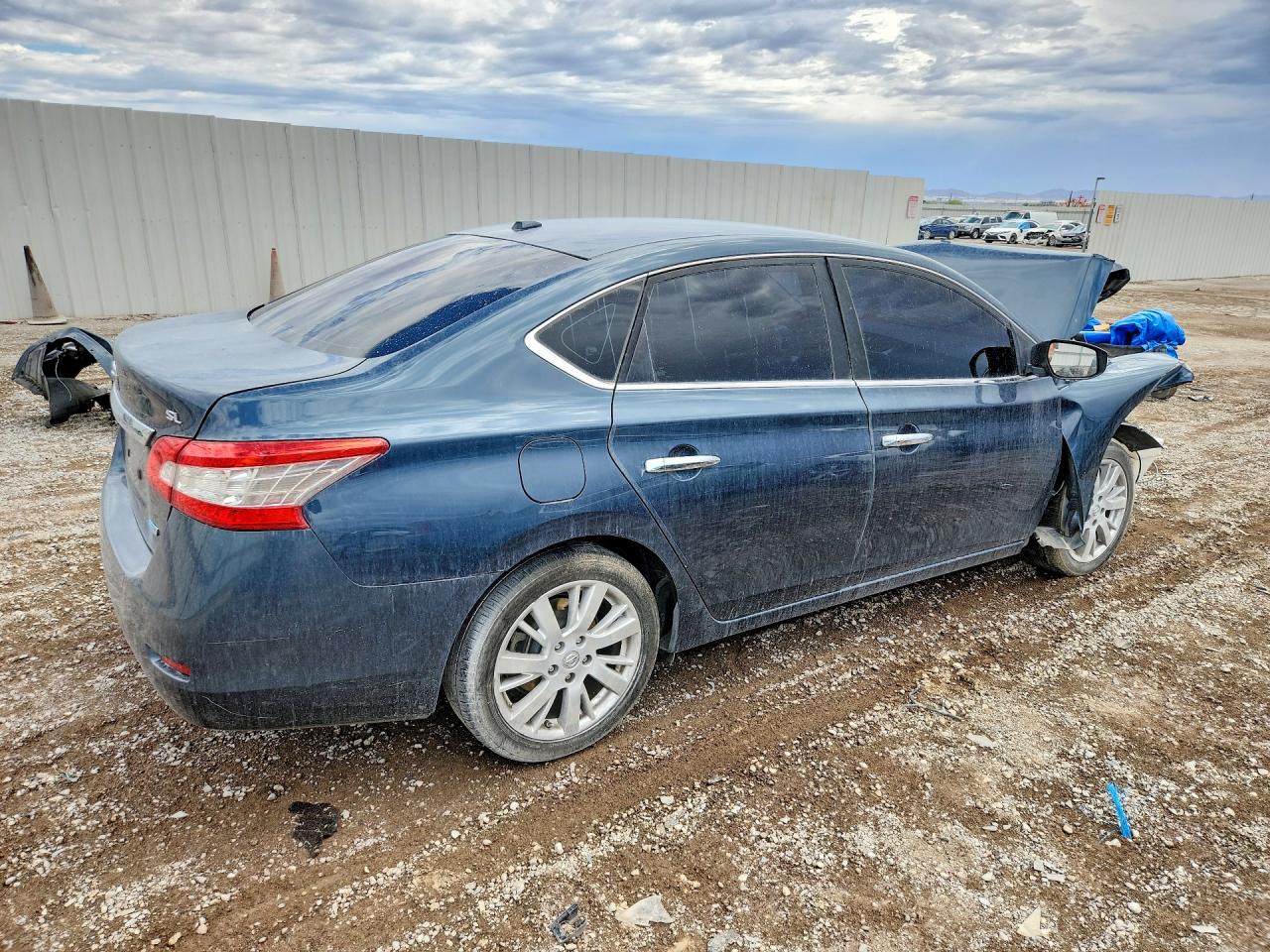 2013 Nissan Sentra S Gray vin: 3N1AB7AP3DL715319